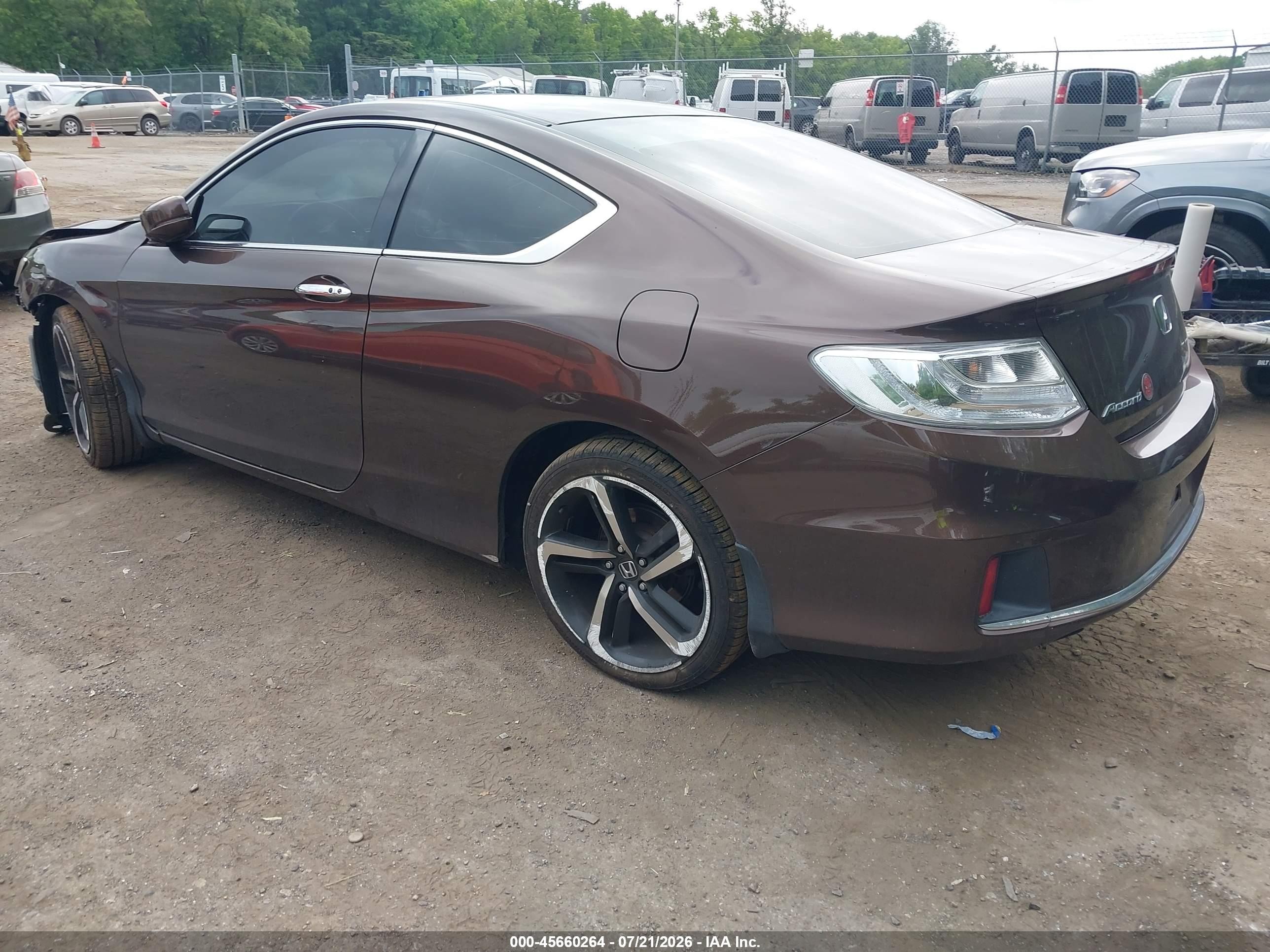 2015 Honda Accord Ex Brown vin: 1HGCT1B78FA002605
