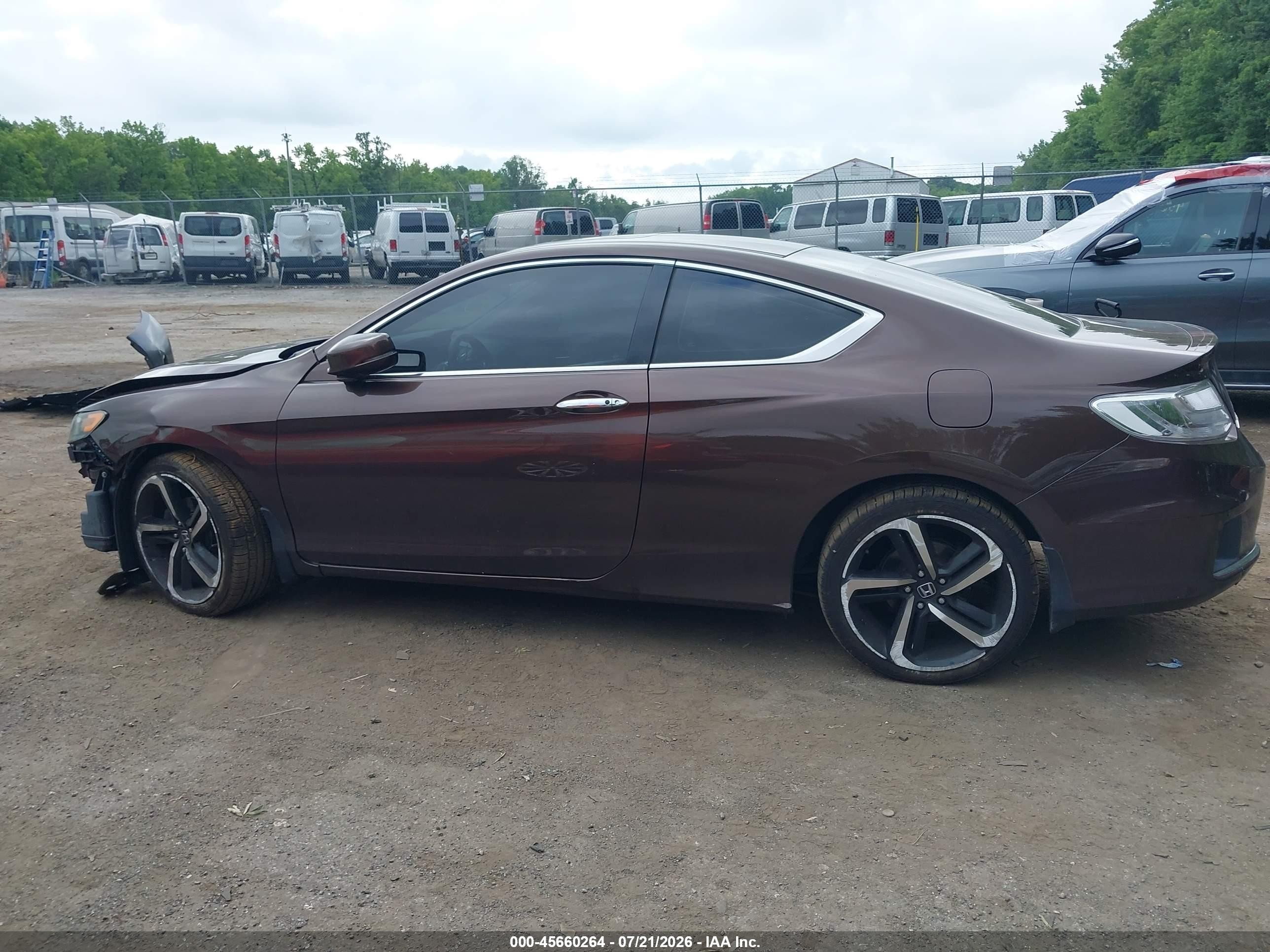 2015 Honda Accord Ex Brown vin: 1HGCT1B78FA002605