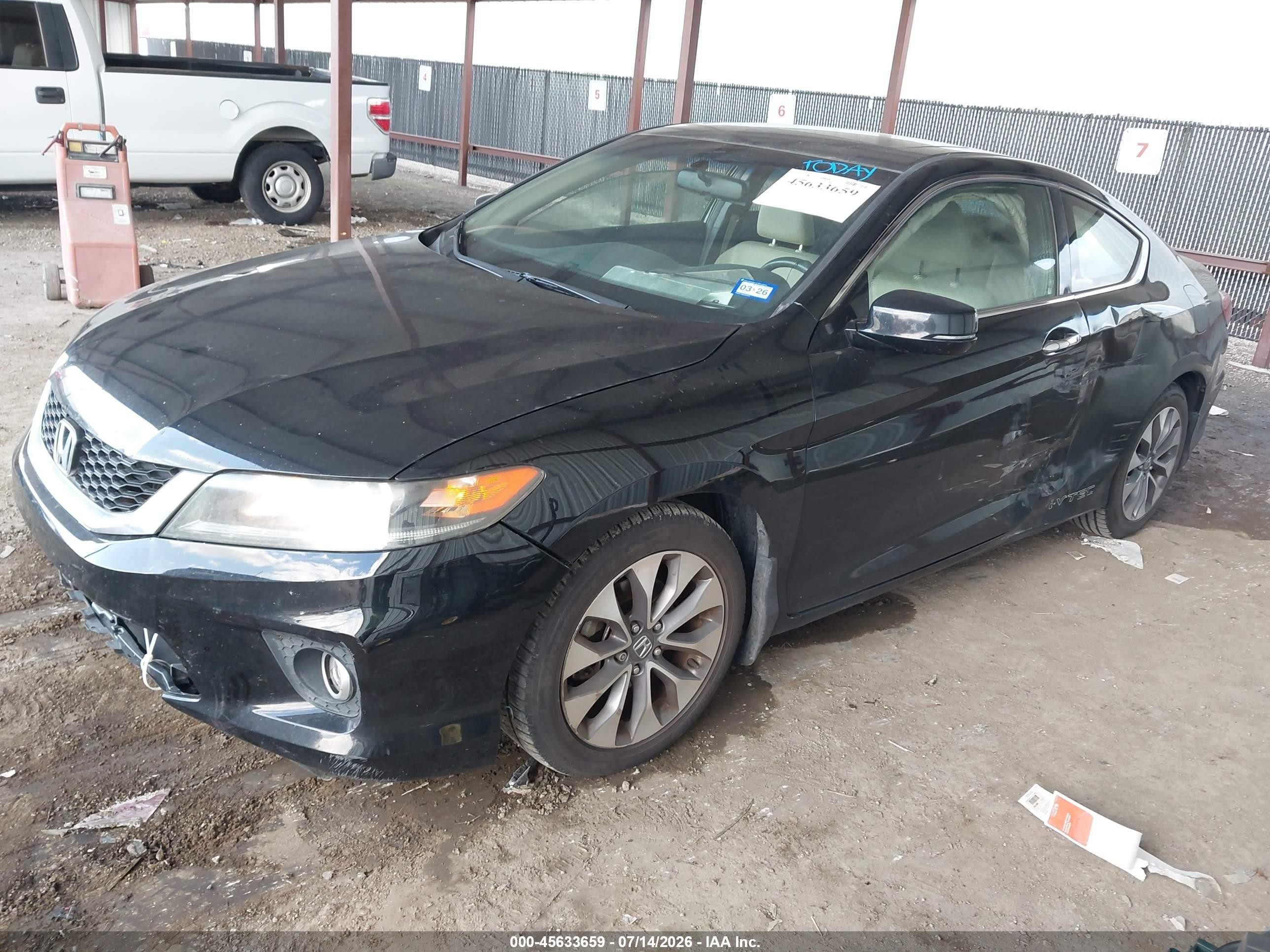2015 Honda Accord Ex Черный vin: 1HGCT1B78FA008372