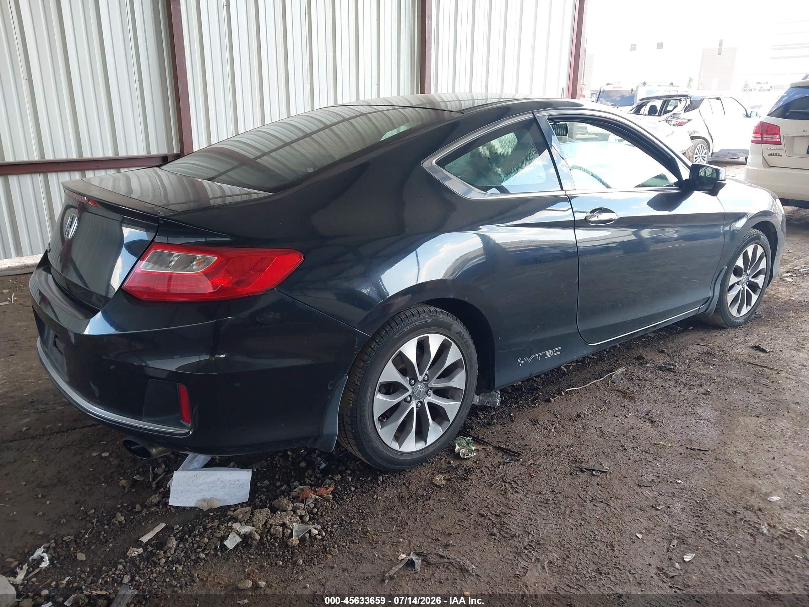 2015 Honda Accord Ex Черный vin: 1HGCT1B78FA008372