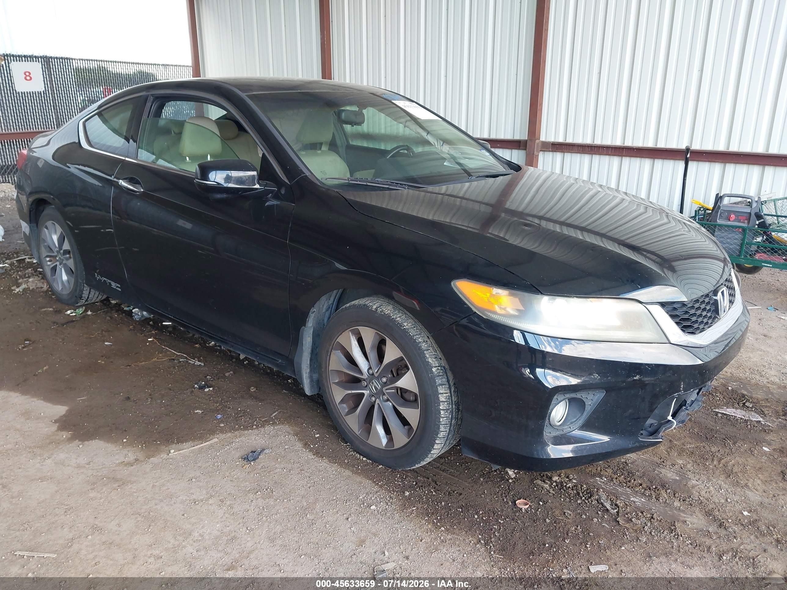 2015 Honda Accord Ex Черный vin: 1HGCT1B78FA008372