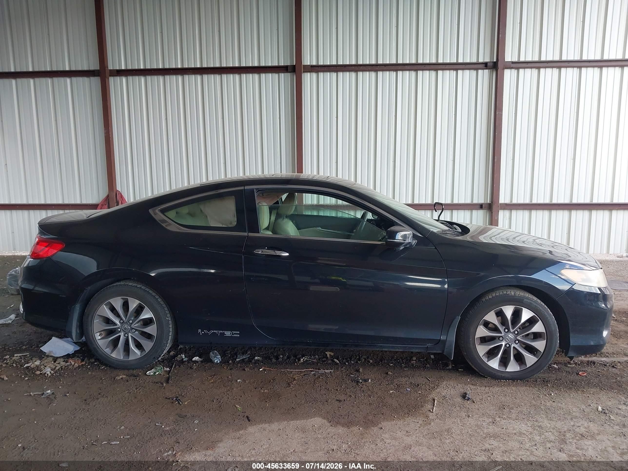 2015 Honda Accord Ex Черный vin: 1HGCT1B78FA008372