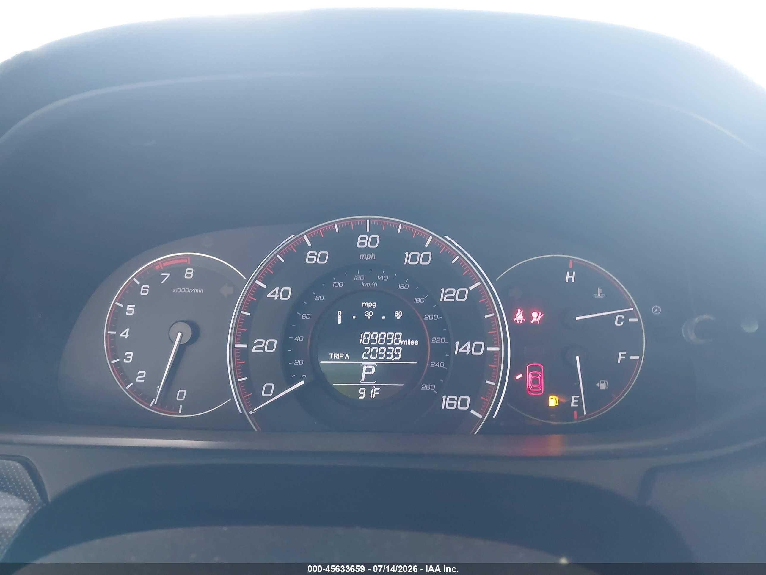 2015 Honda Accord Ex Черный vin: 1HGCT1B78FA008372