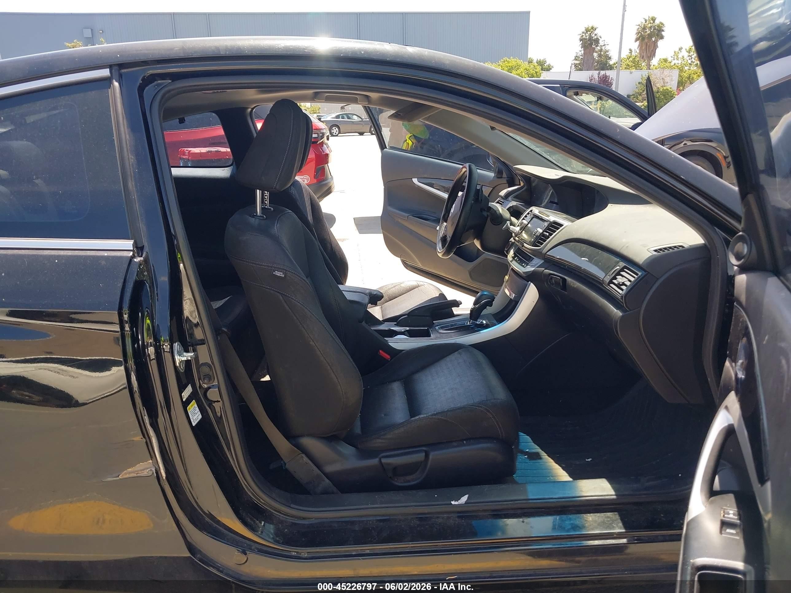 2013 Honda Accord Ex Black vin: 1HGCT1B79DA008927