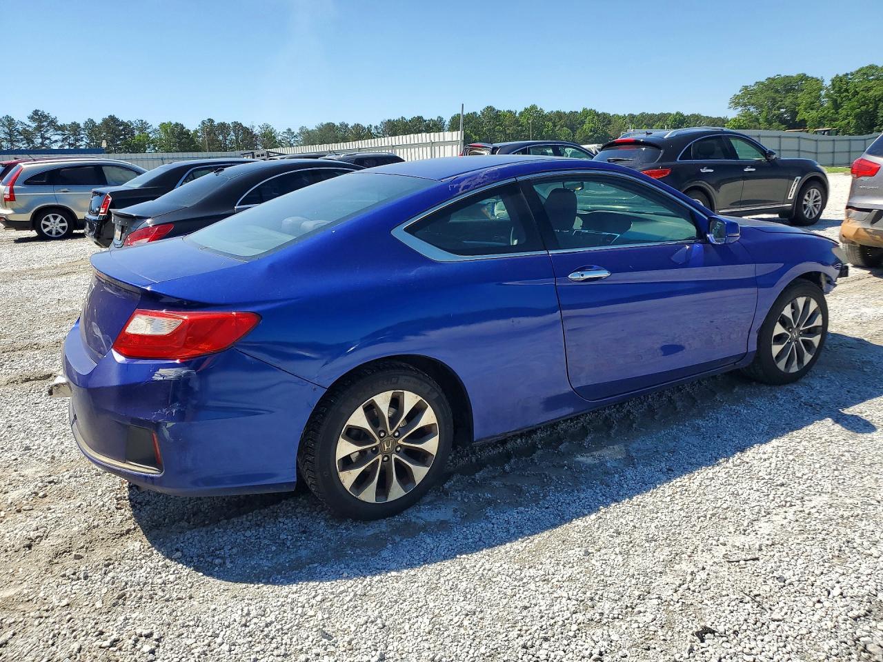 2013 Honda Accord Ex Blue vin: 1HGCT1B79DA010337