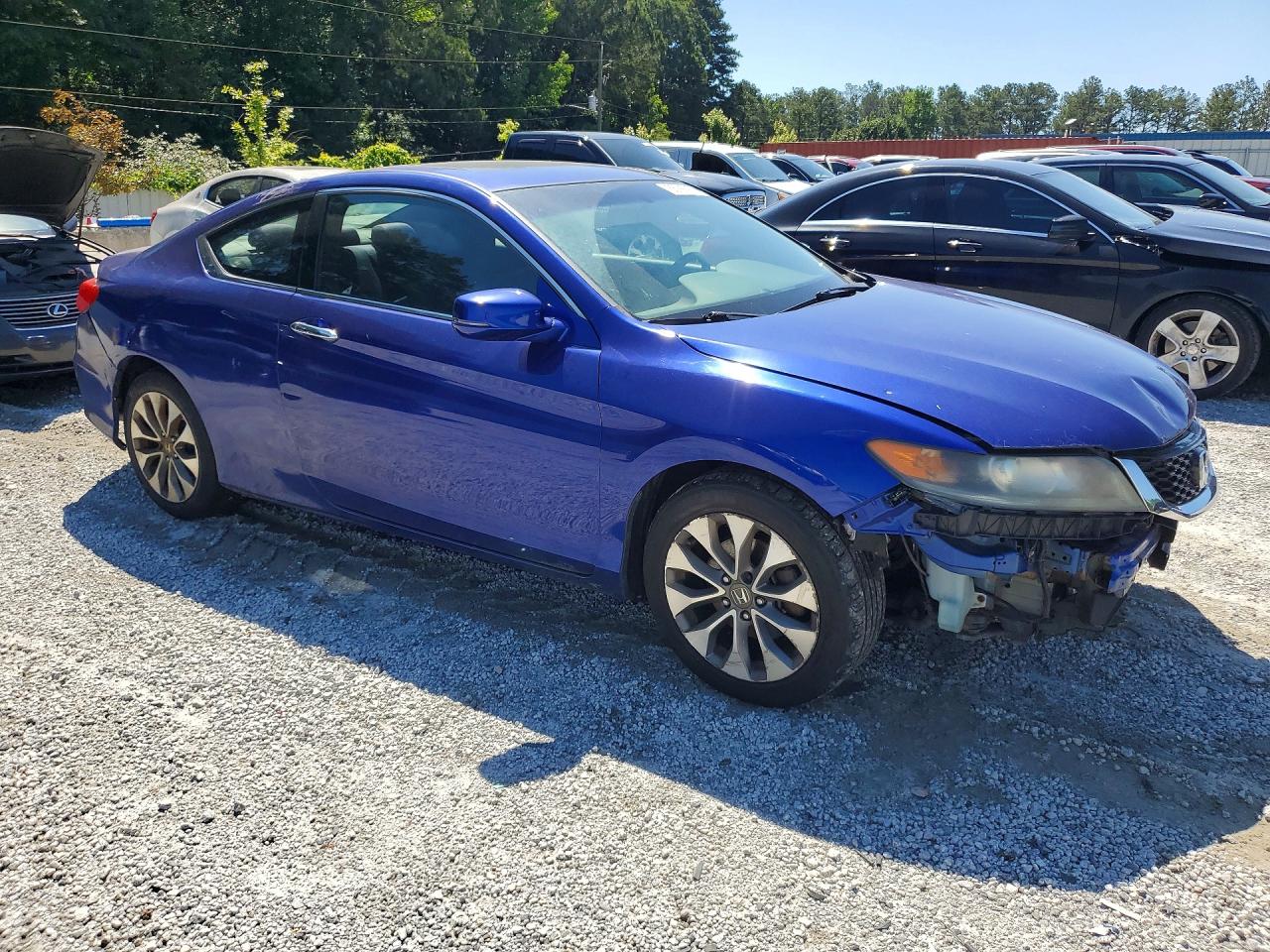 2013 Honda Accord Ex Blue vin: 1HGCT1B79DA010337