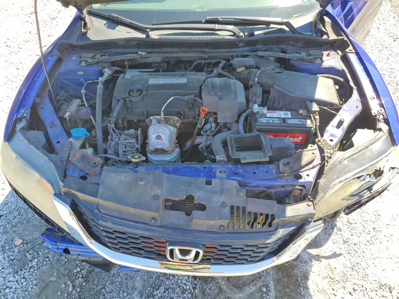 2013 Honda Accord Ex Blue vin: 1HGCT1B79DA010337