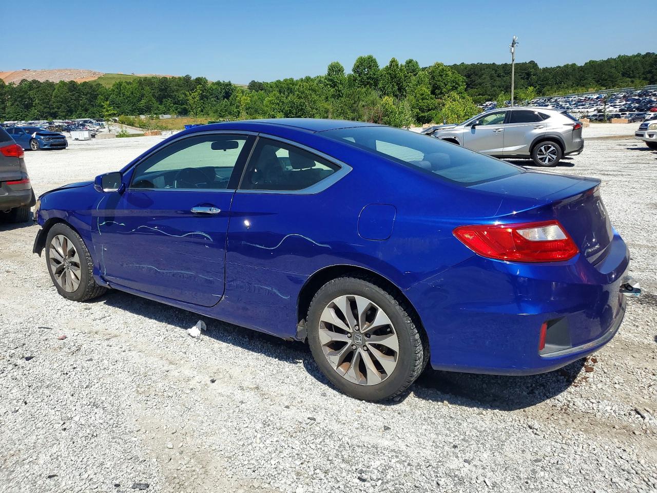 2013 Honda Accord Ex Blue vin: 1HGCT1B79DA010337