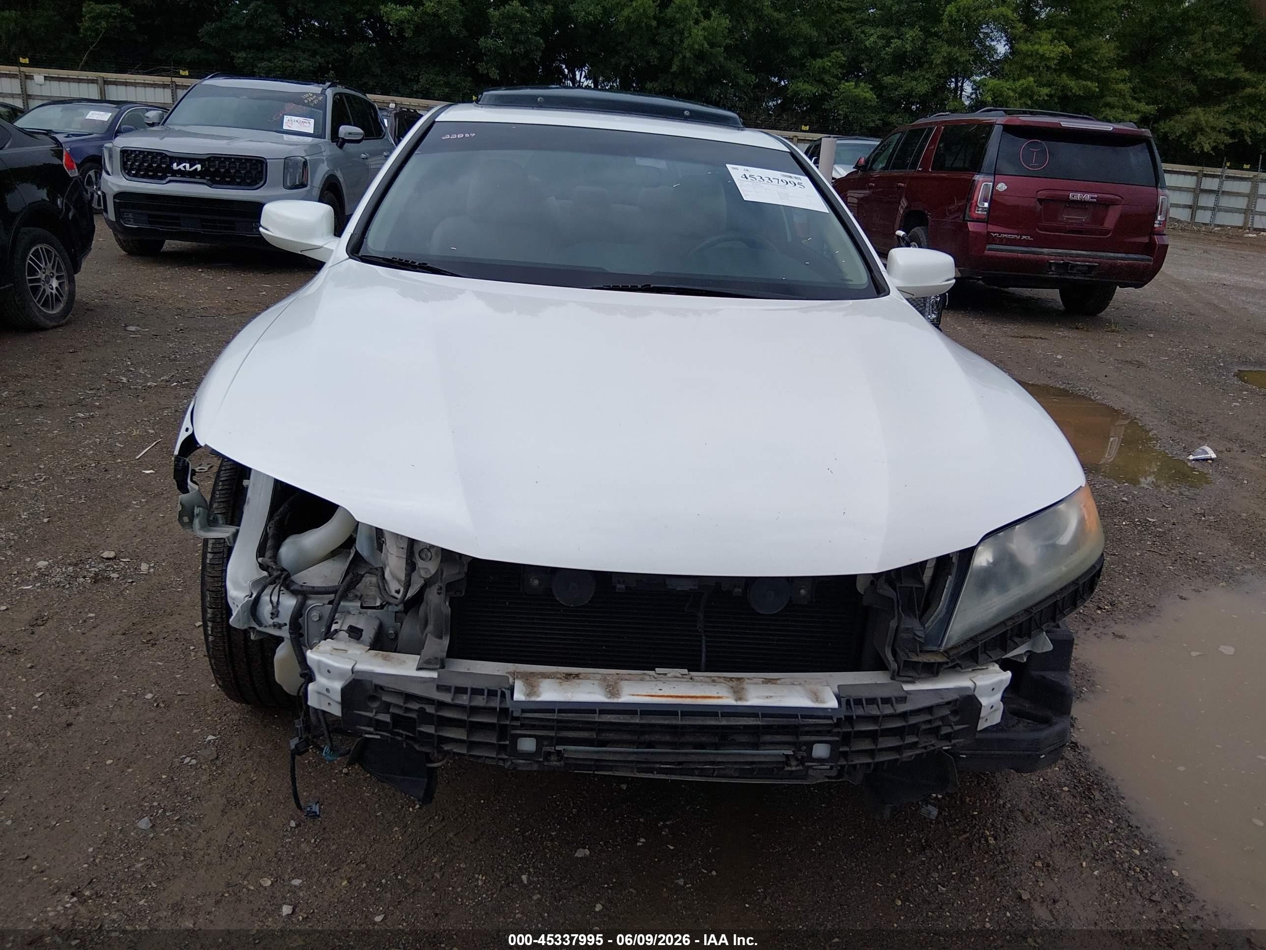2013 Honda Accord Ex White vin: 1HGCT1B79DA019877