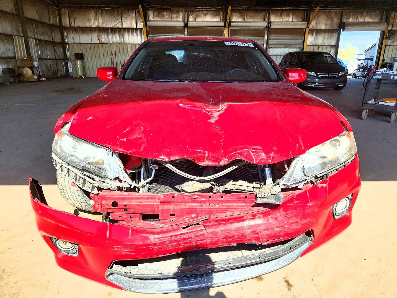 2014 Honda Accord Ex Red vin: 1HGCT1B79EA010792