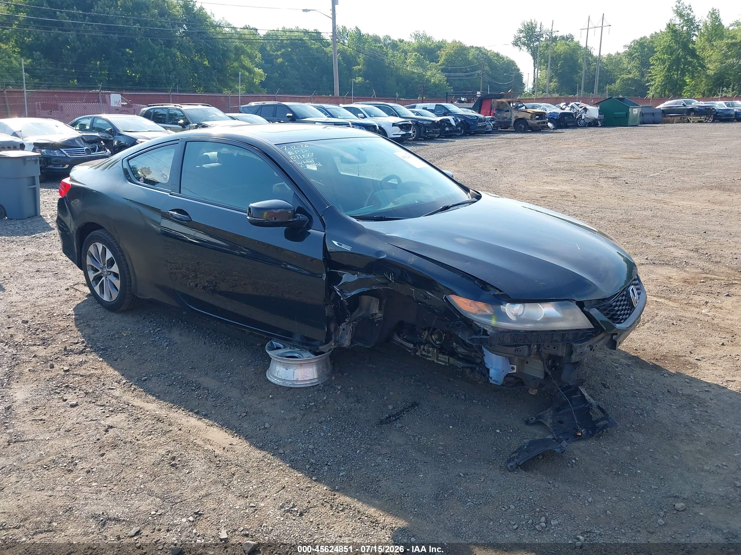 2014 Honda Accord Ex Black vin: 1HGCT1B79EA011277