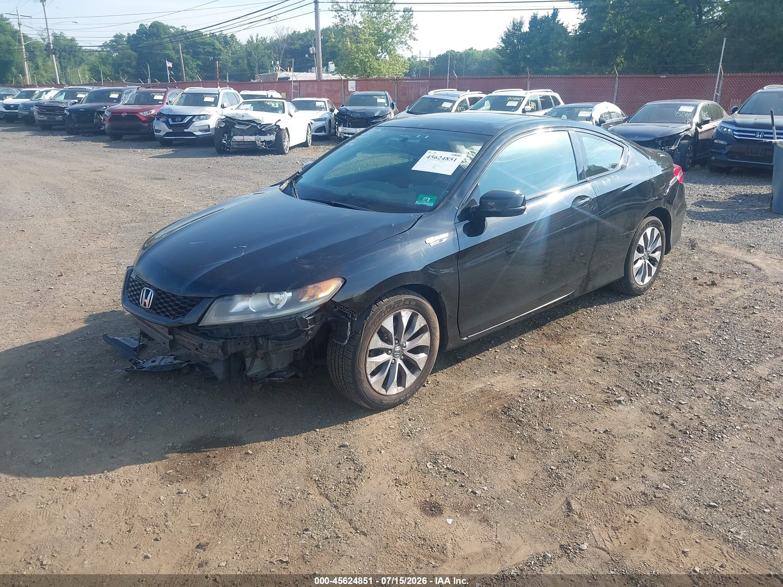 2014 Honda Accord Ex Black vin: 1HGCT1B79EA011277