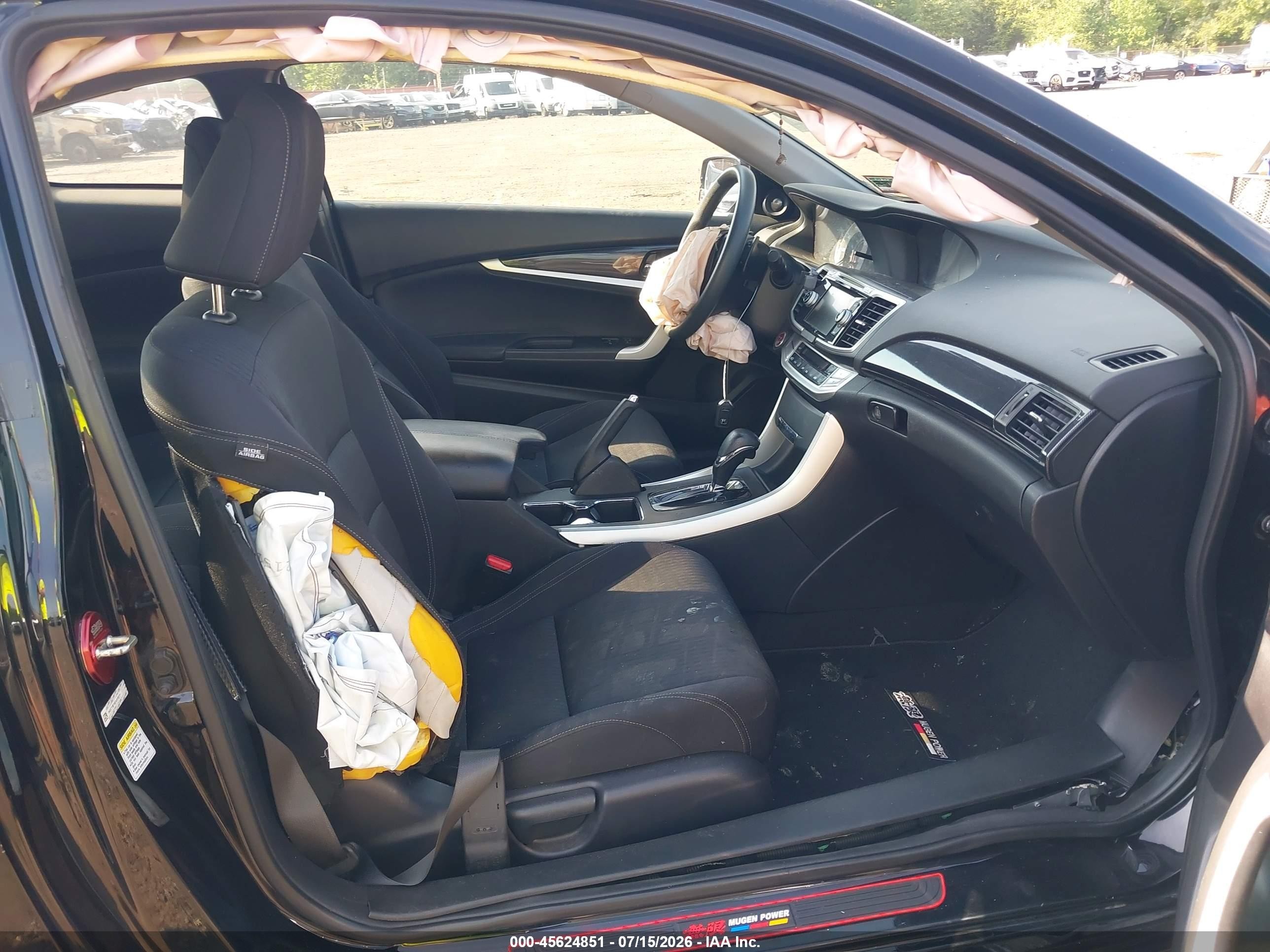 2014 Honda Accord Ex Black vin: 1HGCT1B79EA011277