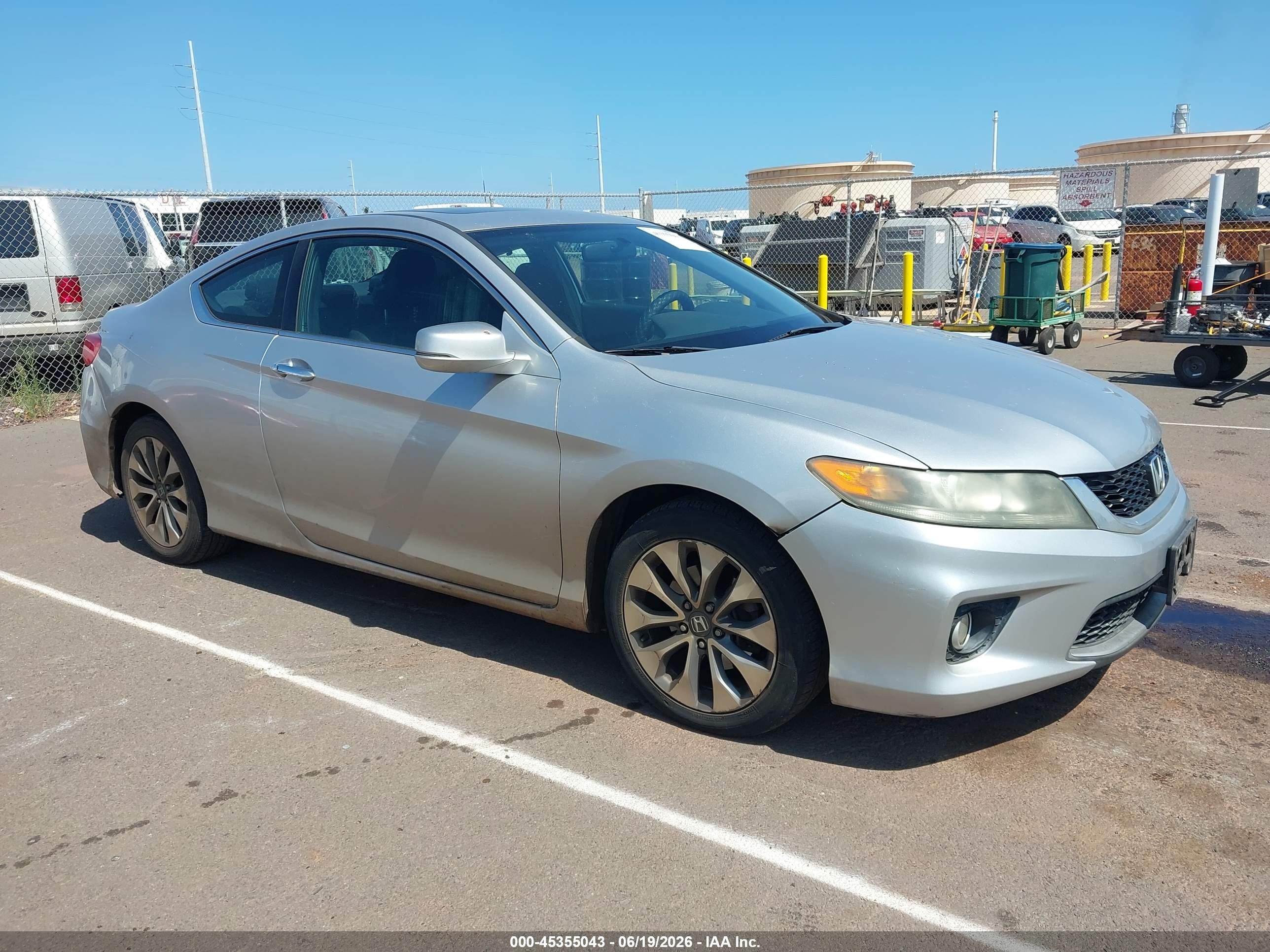 2014 Honda Accord Ex Silver vin: 1HGCT1B79EA016771