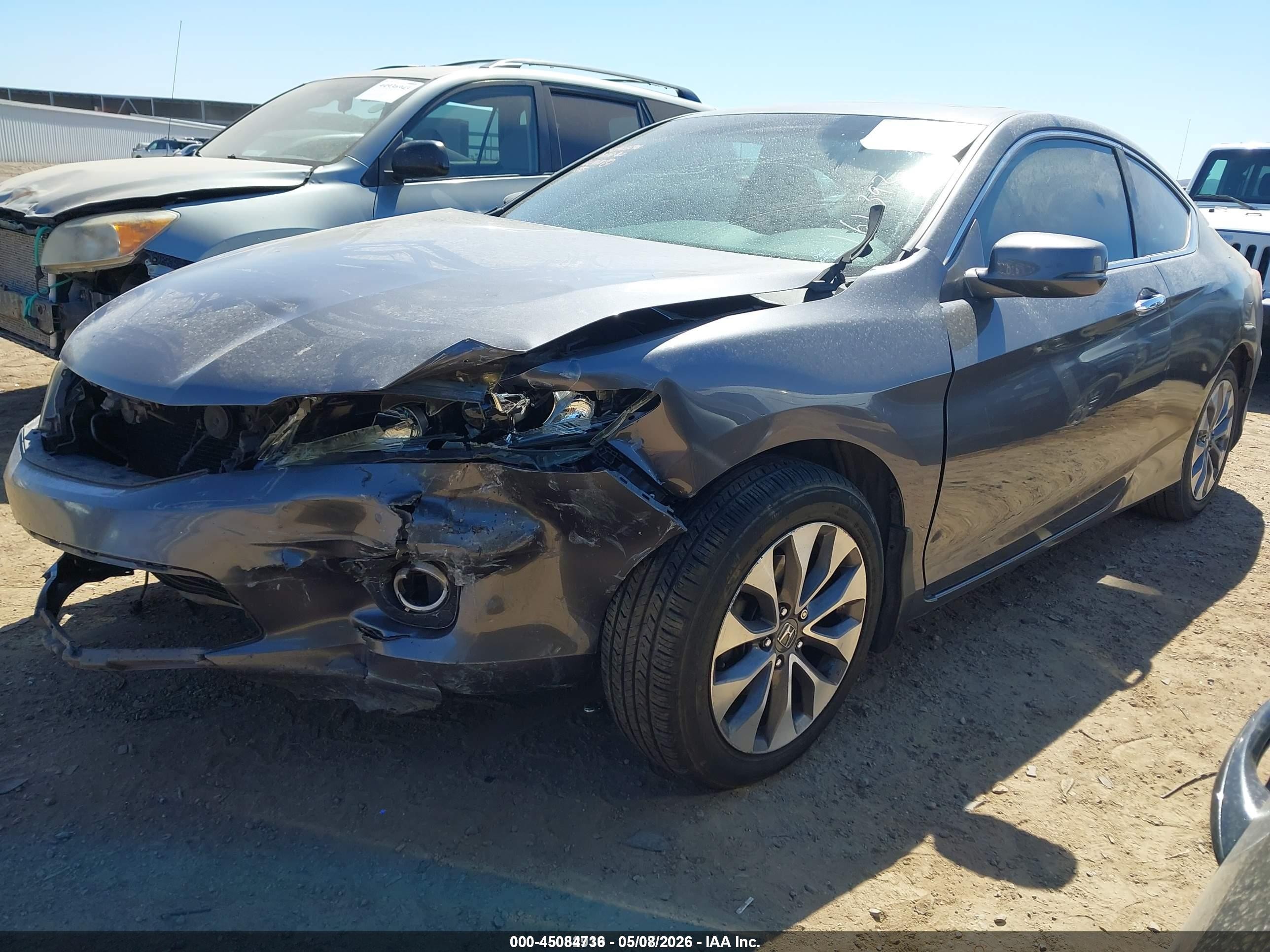 2015 Honda Accord Ex Gray vin: 1HGCT1B79FA011345