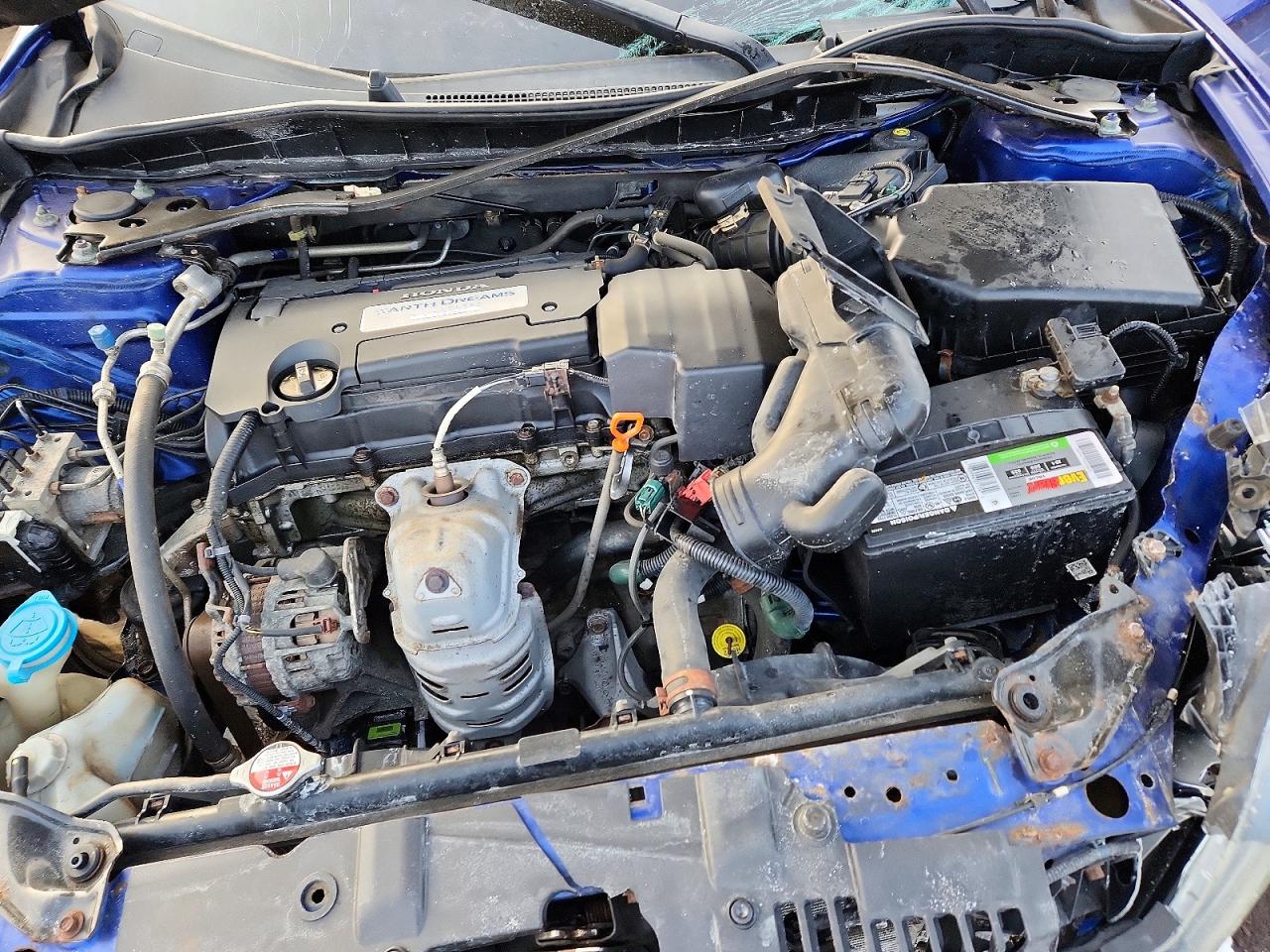 2013 Honda Accord Ex Синий vin: 1HGCT1B7XDA018267