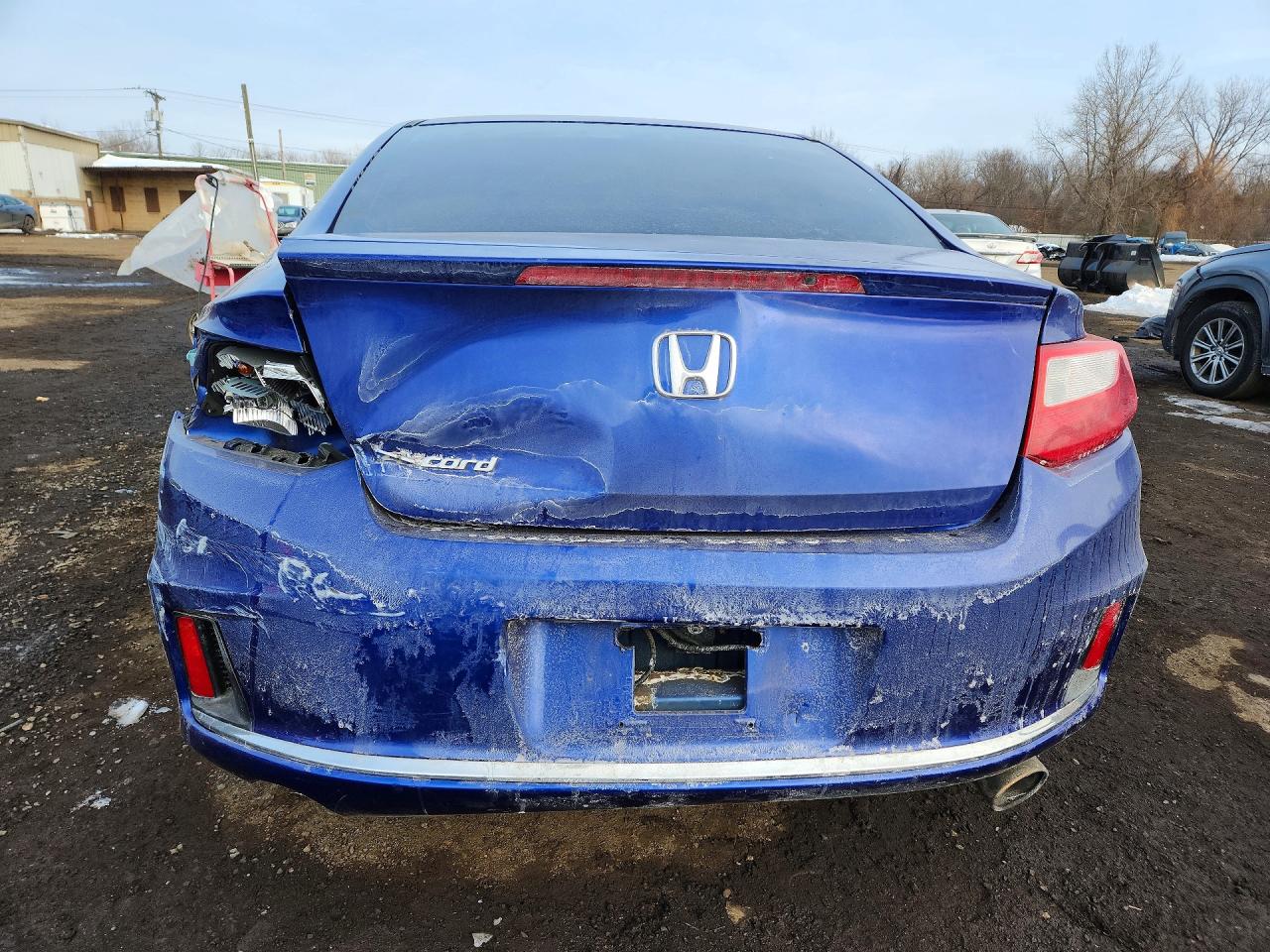 2013 Honda Accord Ex Синий vin: 1HGCT1B7XDA018267