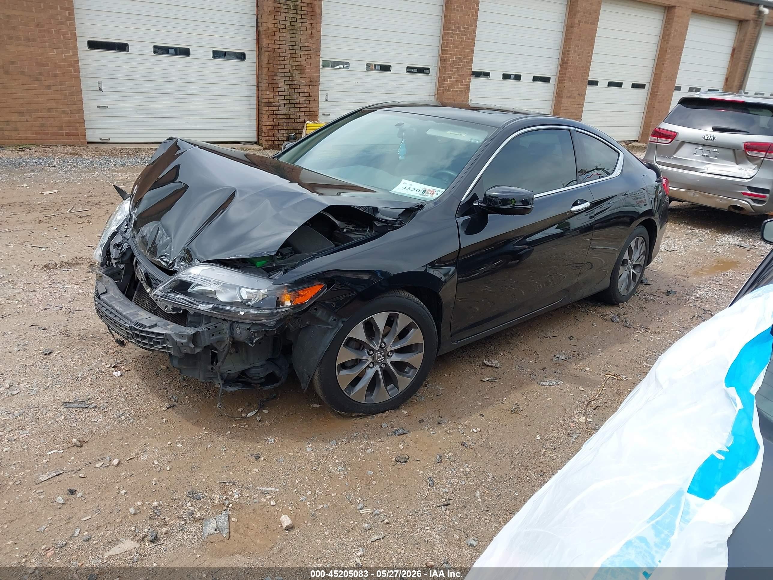 2014 Honda Accord Ex Black vin: 1HGCT1B7XEA014009