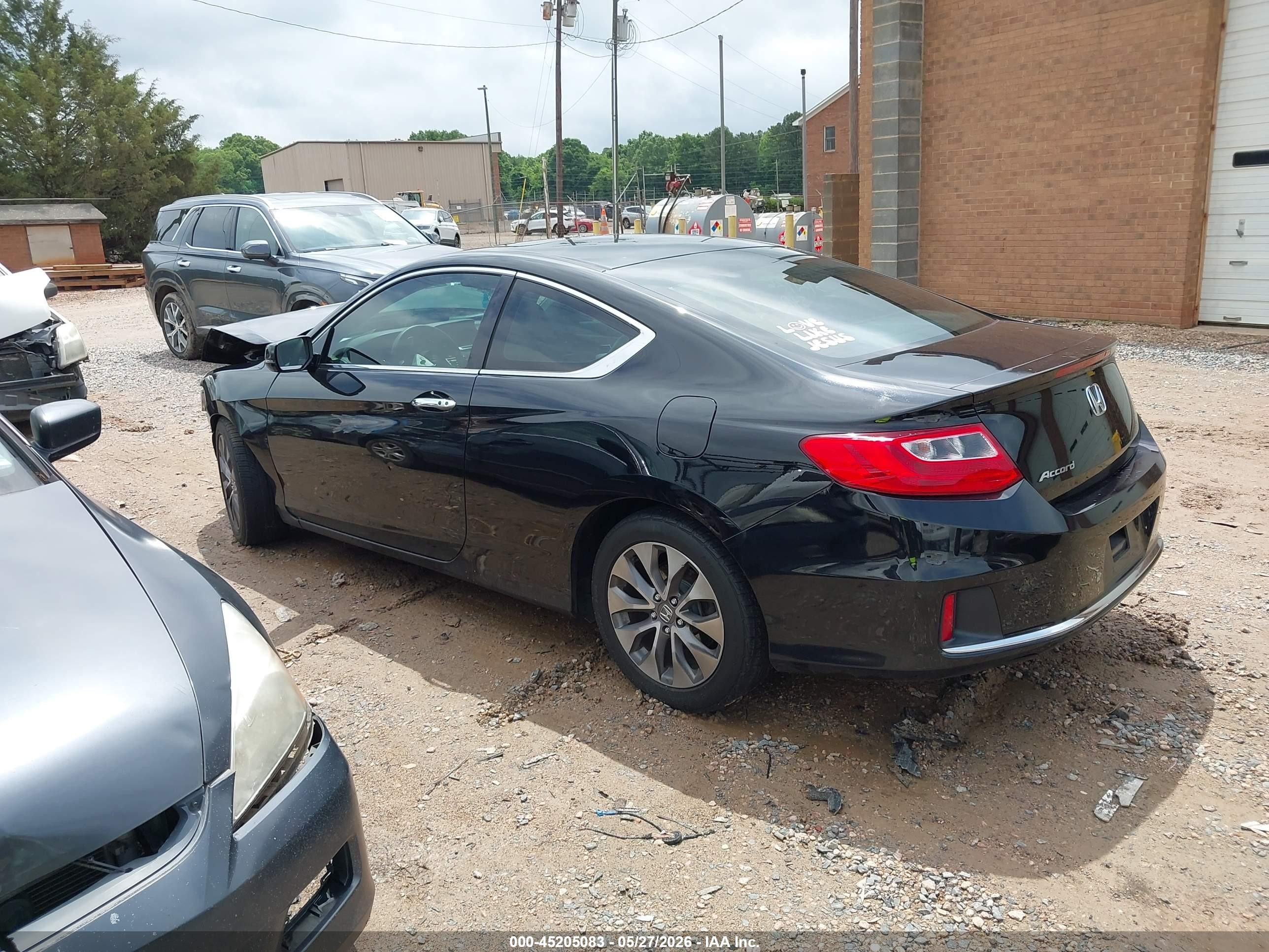 2014 Honda Accord Ex Black vin: 1HGCT1B7XEA014009