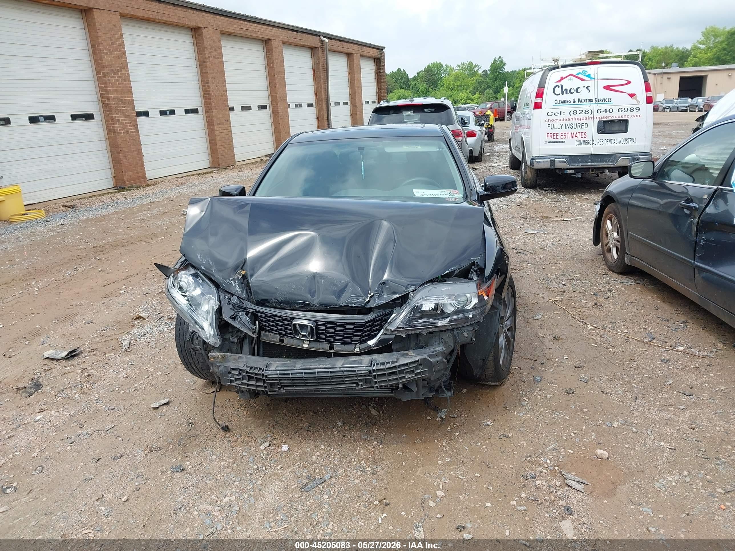2014 Honda Accord Ex Black vin: 1HGCT1B7XEA014009