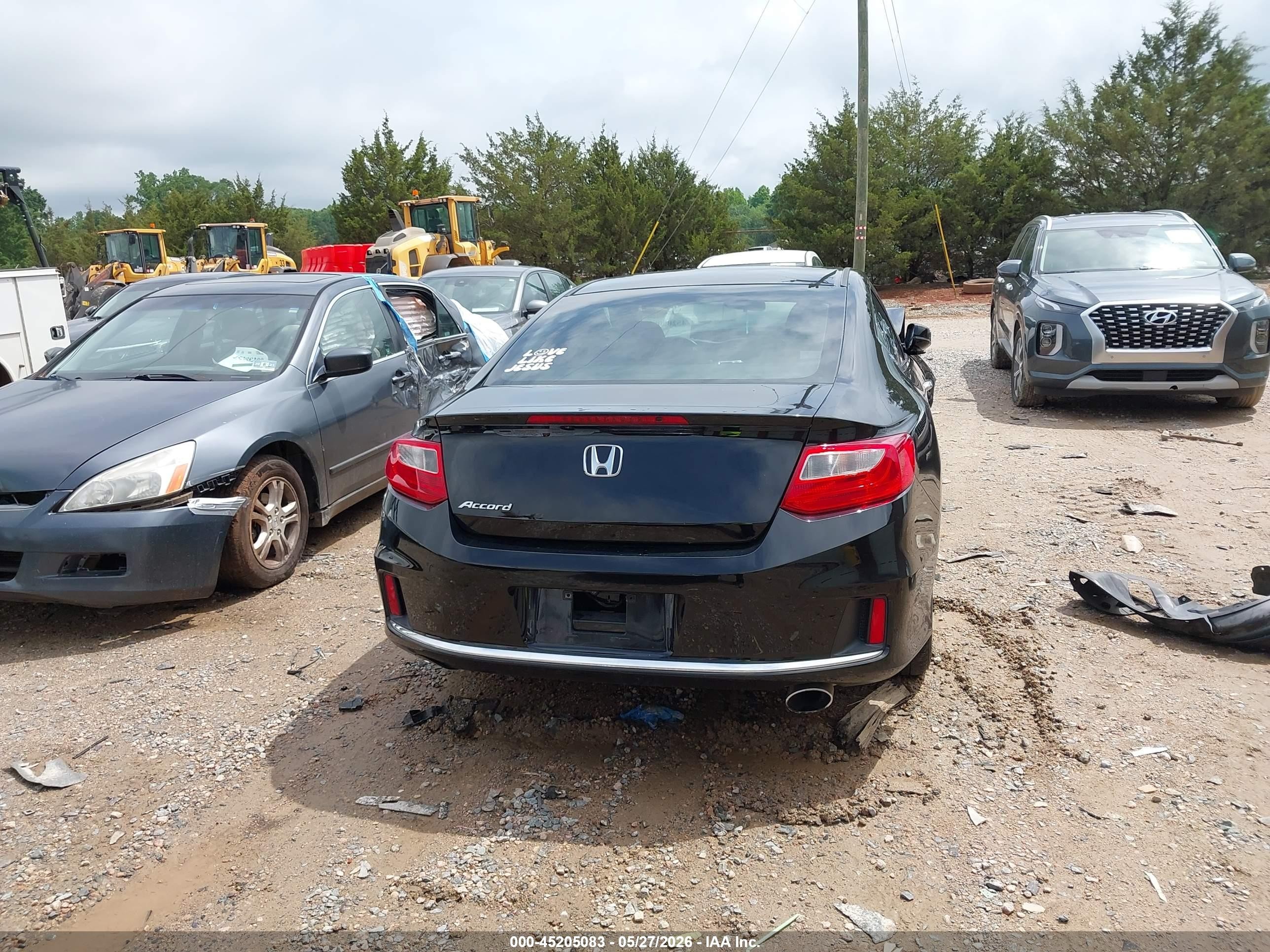 2014 Honda Accord Ex Black vin: 1HGCT1B7XEA014009
