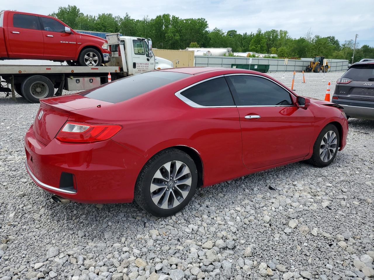 2015 Honda Accord Ex Красный vin: 1HGCT1B7XFA001990