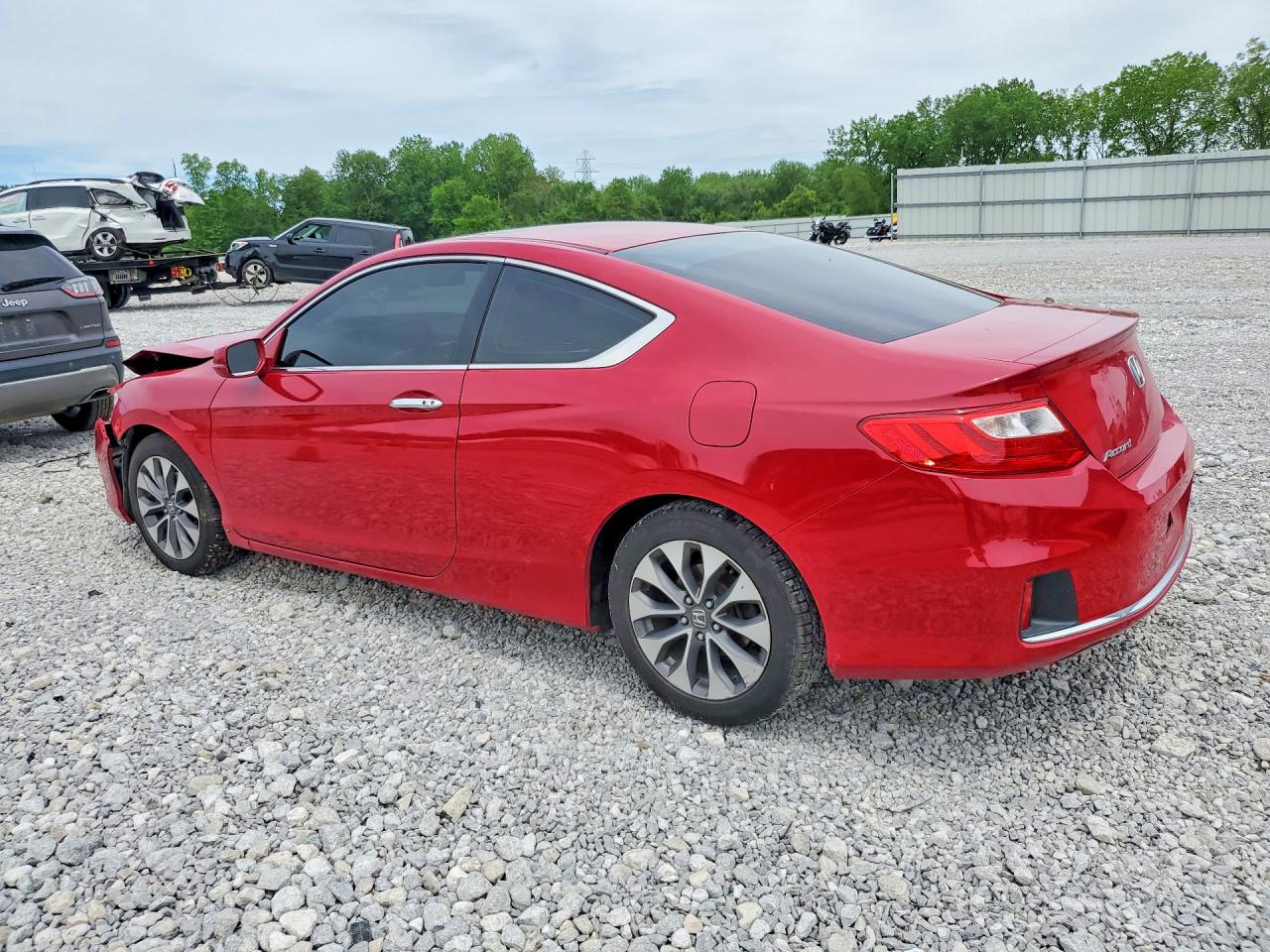 2015 Honda Accord Ex Красный vin: 1HGCT1B7XFA001990