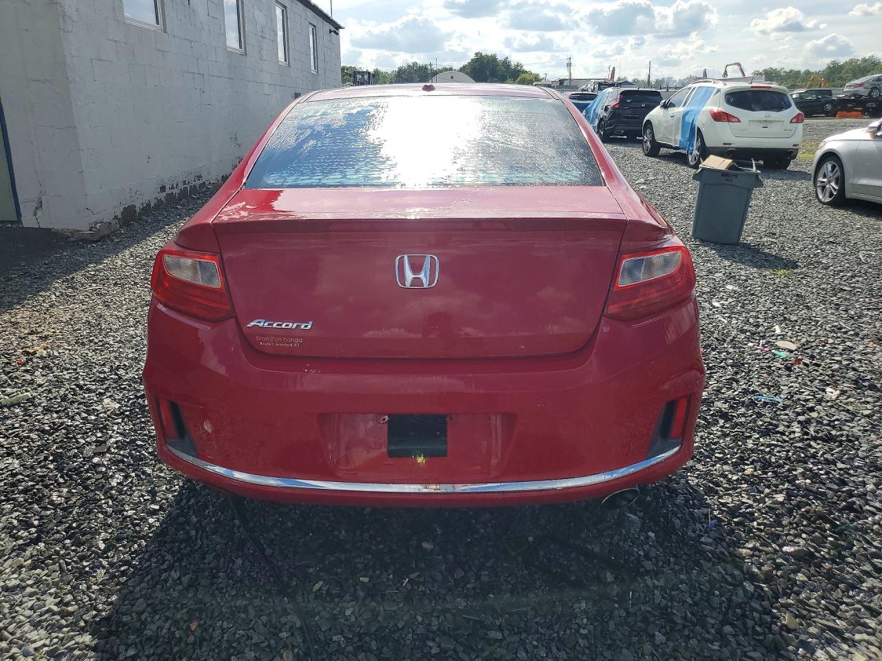 2013 Honda Accord Exl Red vin: 1HGCT1B80DA004094