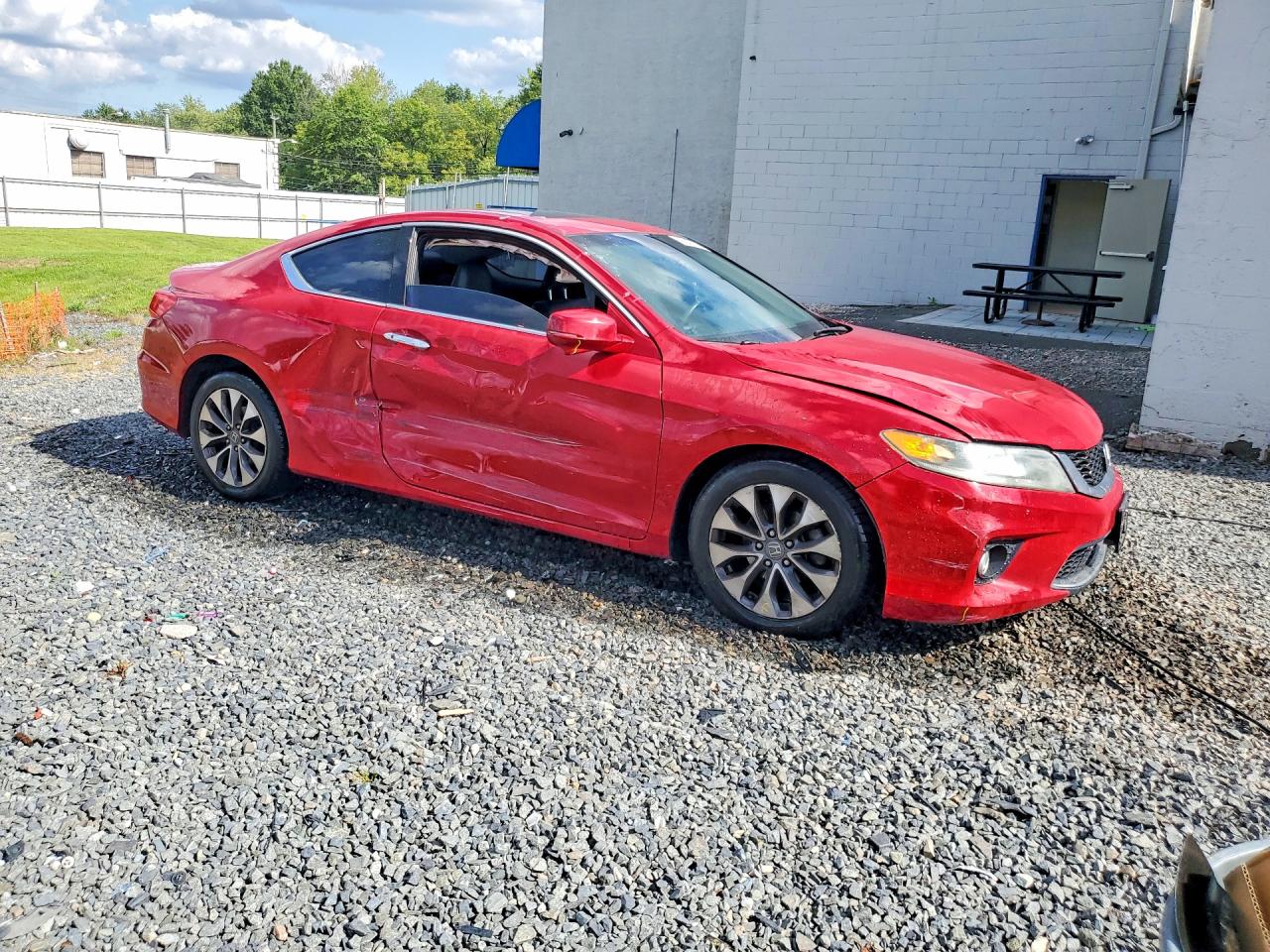2013 Honda Accord Exl Red vin: 1HGCT1B80DA004094