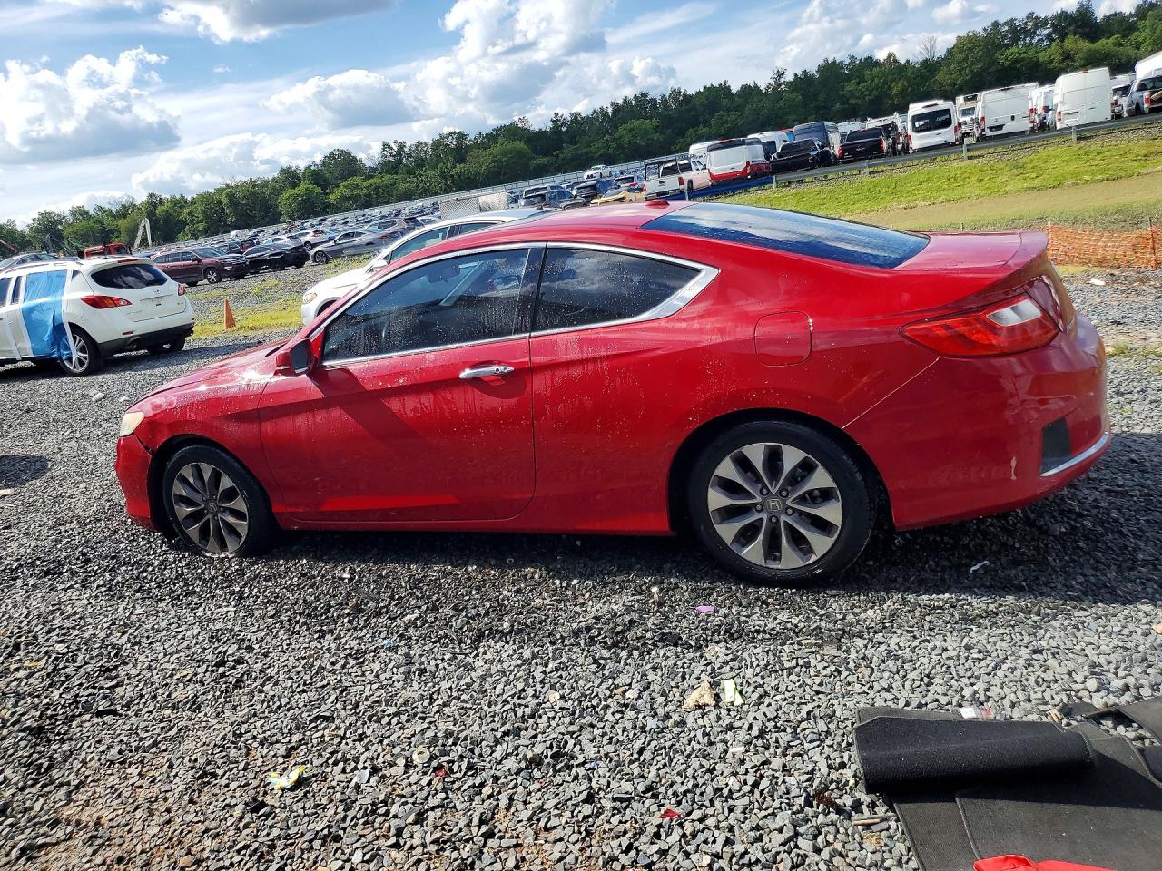 2013 Honda Accord Exl Red vin: 1HGCT1B80DA004094