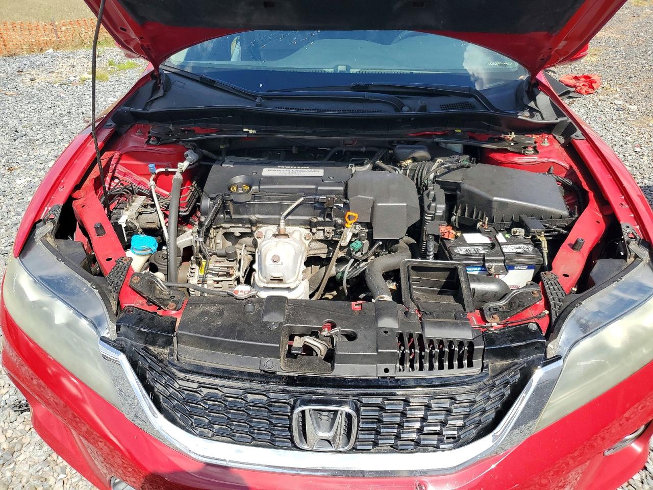 2013 Honda Accord Exl Red vin: 1HGCT1B80DA004094