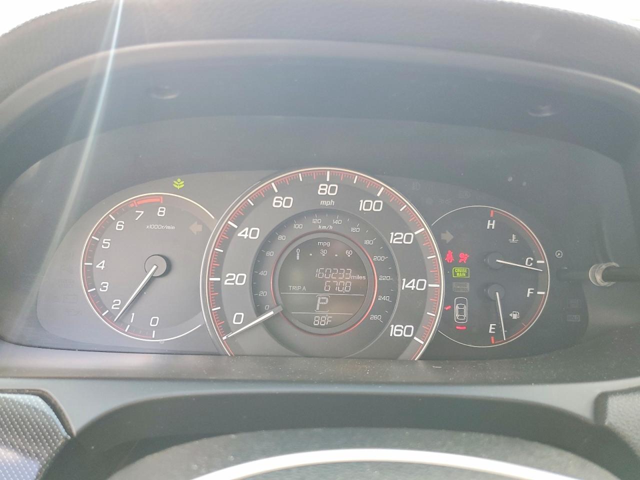 2013 Honda Accord Exl Red vin: 1HGCT1B80DA004094