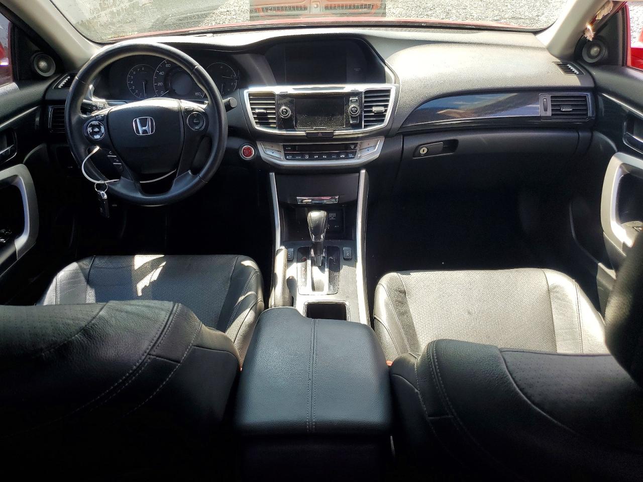 2013 Honda Accord Exl Red vin: 1HGCT1B80DA004094