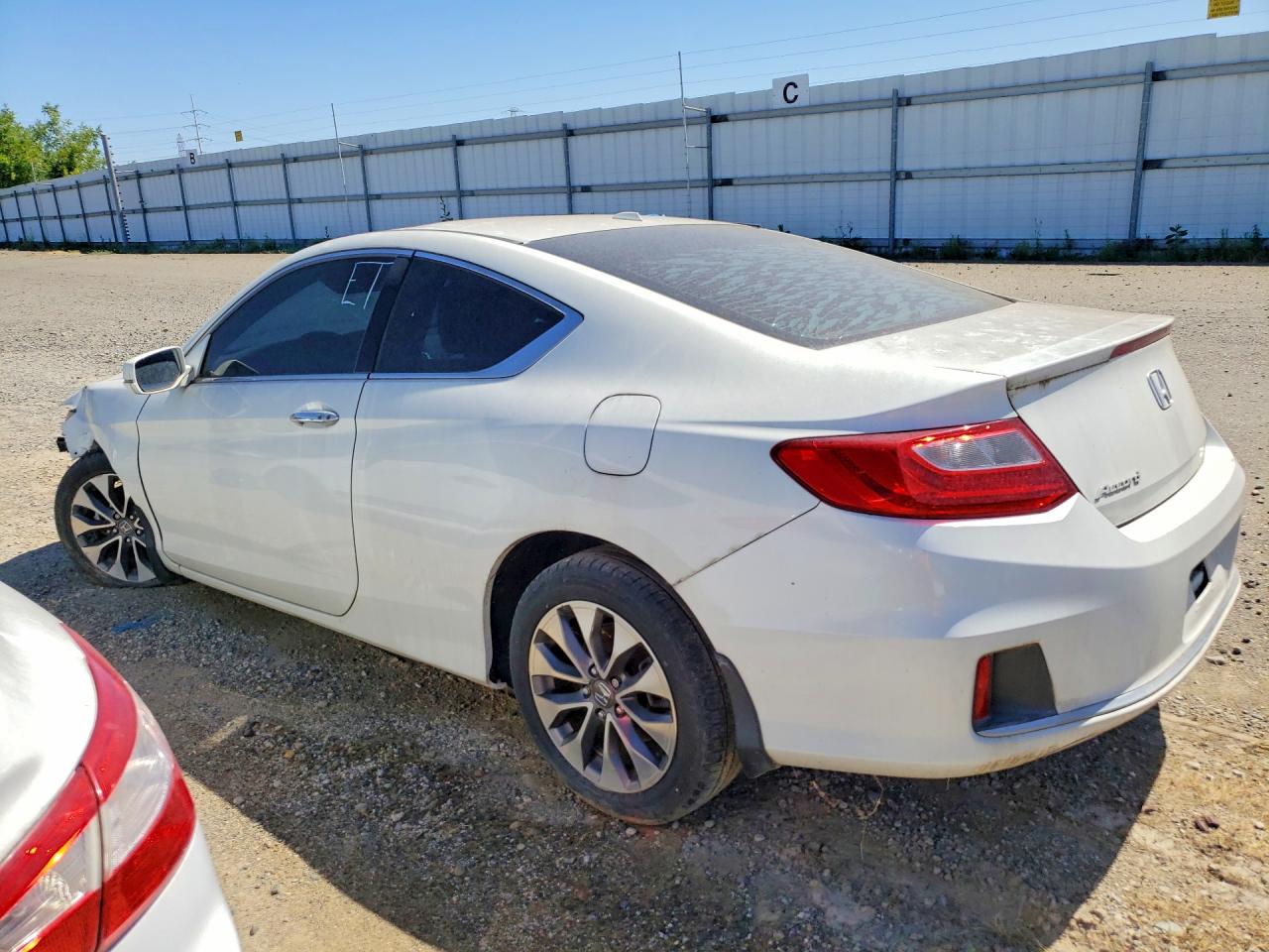 2013 Honda Accord Exl White vin: 1HGCT1B80DA004466