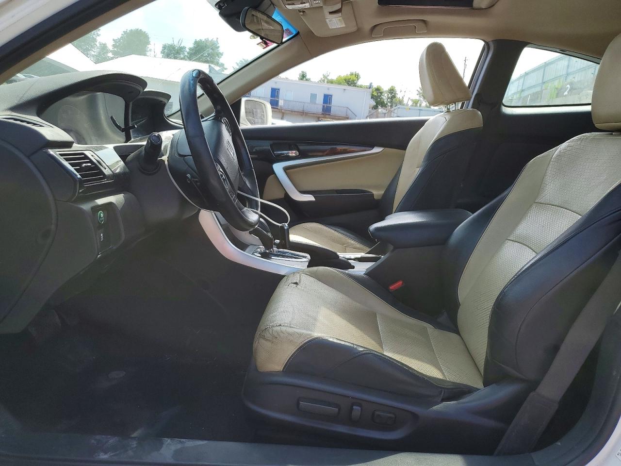 2013 Honda Accord Exl White vin: 1HGCT1B80DA014303