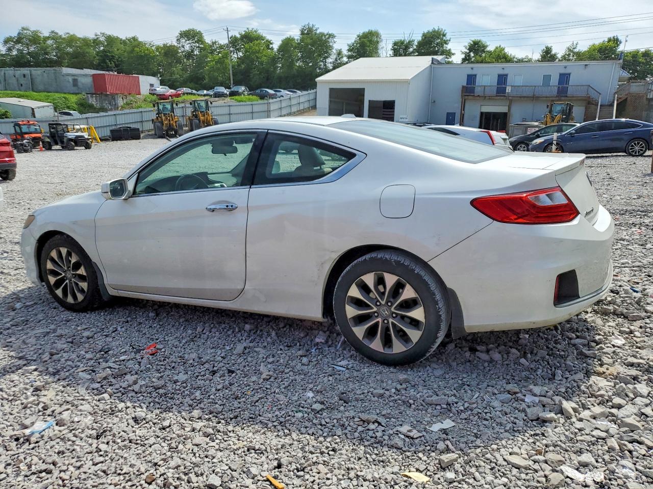 2013 Honda Accord Exl White vin: 1HGCT1B80DA014303