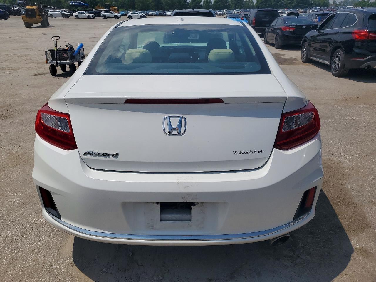 2014 Honda Accord Exl White vin: 1HGCT1B80EA009846
