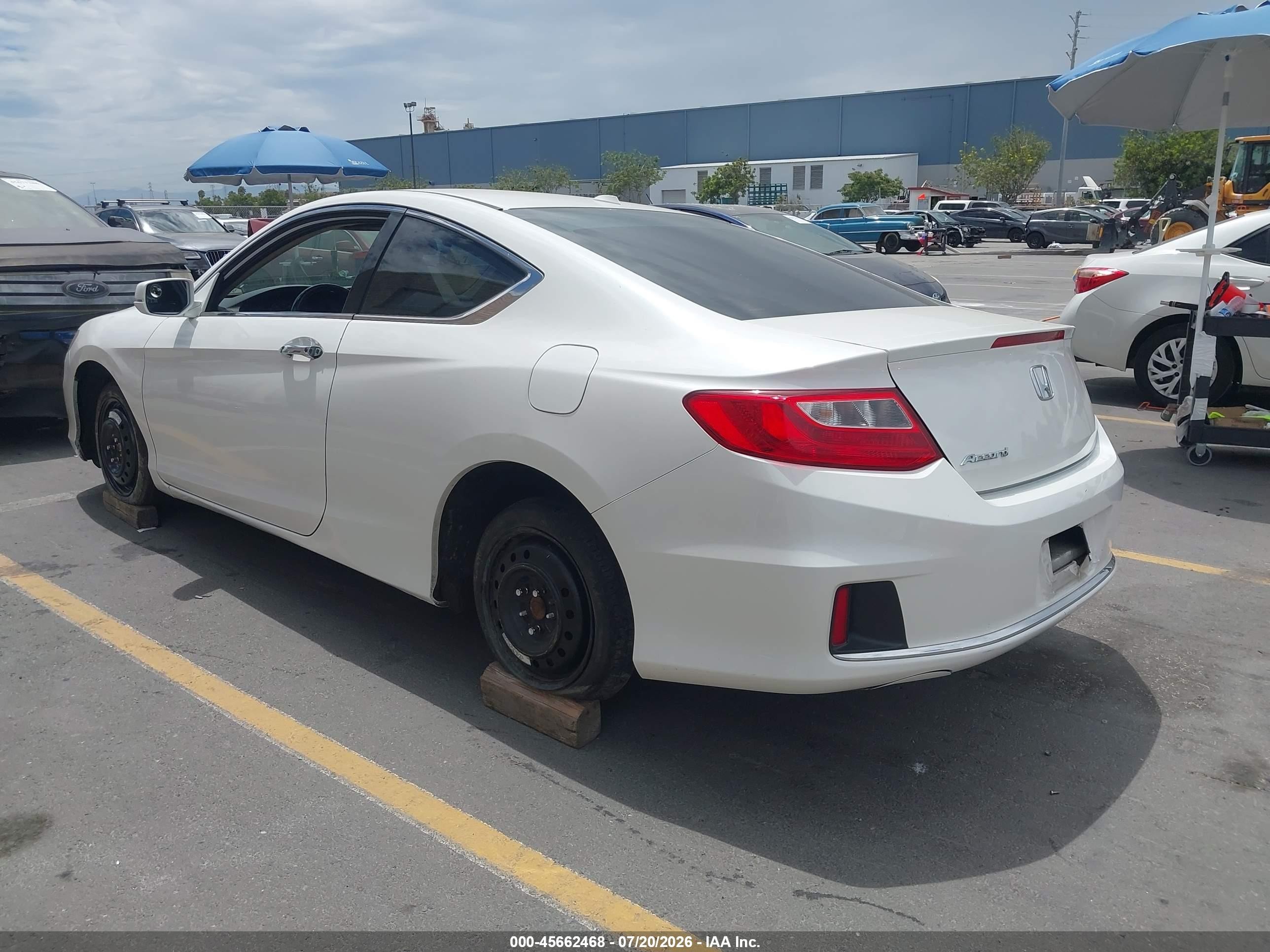 2015 Honda Accord Ex-l White vin: 1HGCT1B80FA012070