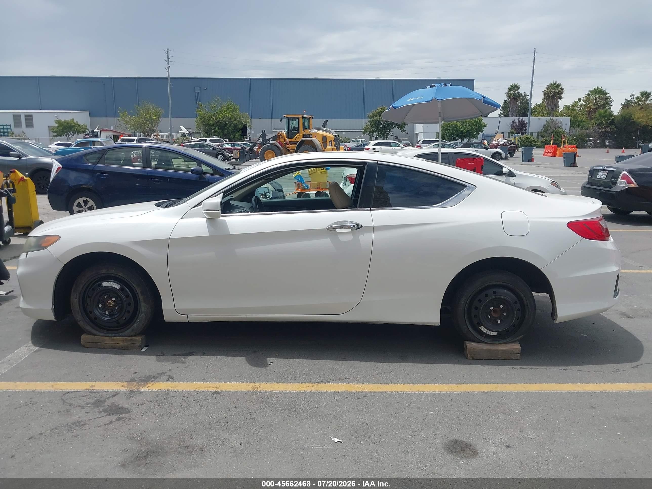 2015 Honda Accord Ex-l White vin: 1HGCT1B80FA012070