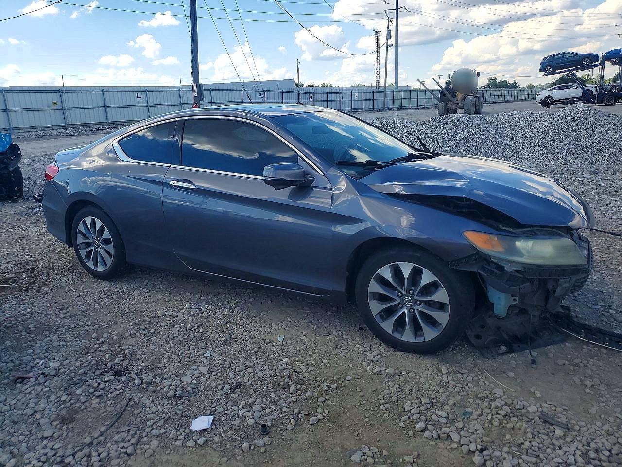 2013 Honda Accord Exl Gray vin: 1HGCT1B81DA009109