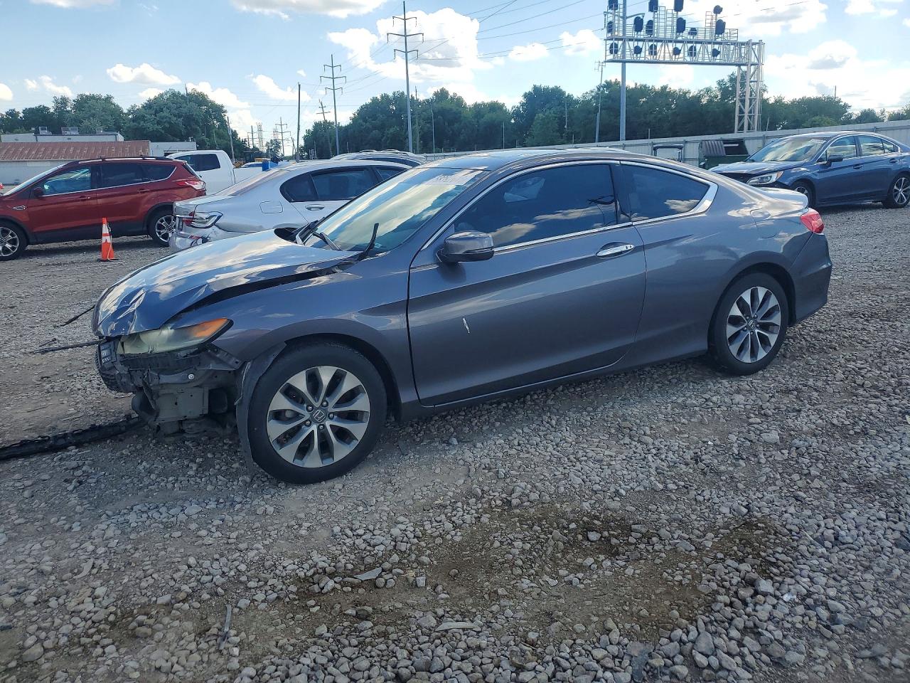 2013 Honda Accord Exl Gray vin: 1HGCT1B81DA009109