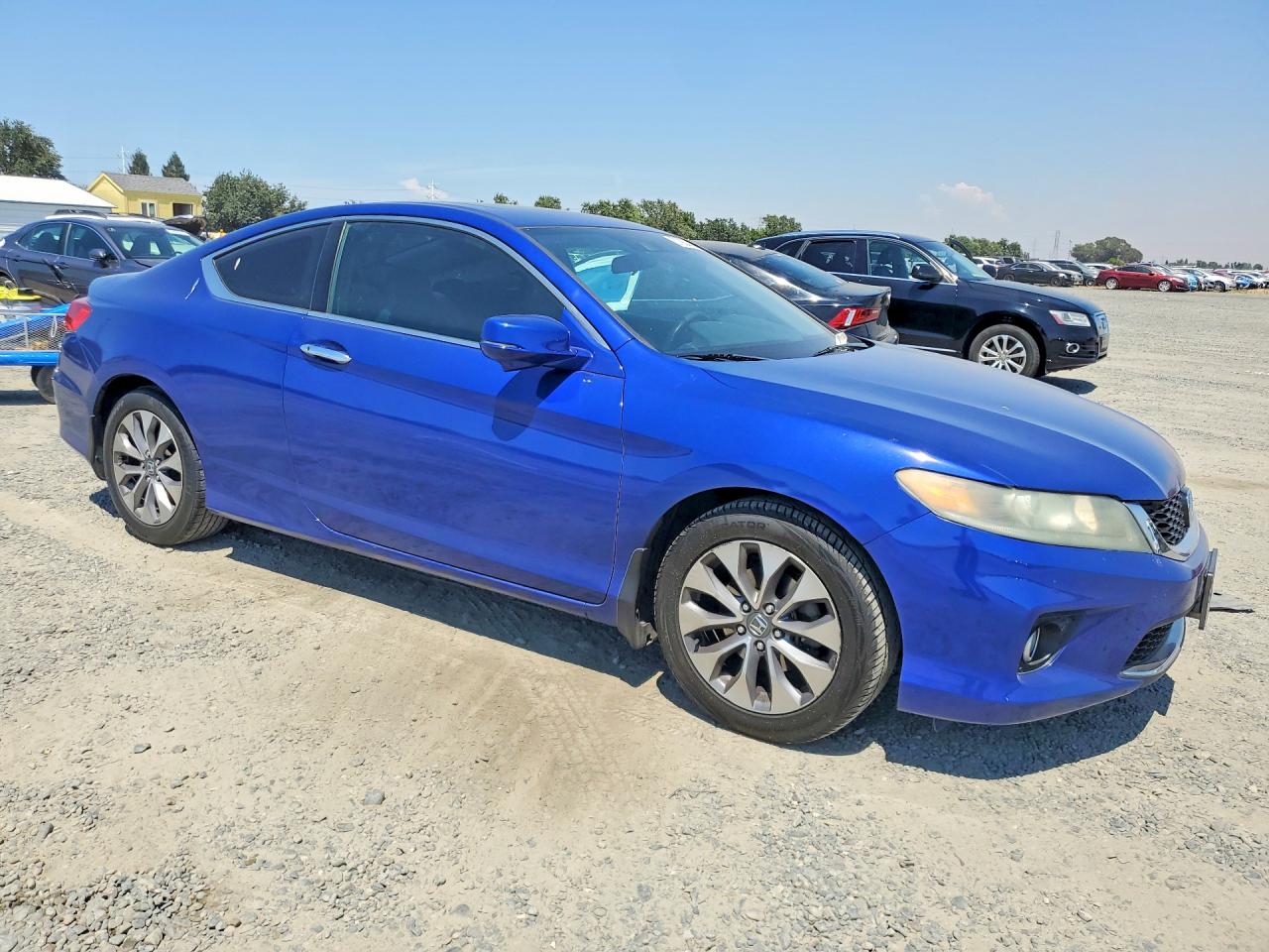 2014 Honda Accord Exl Blue vin: 1HGCT1B81EA015249