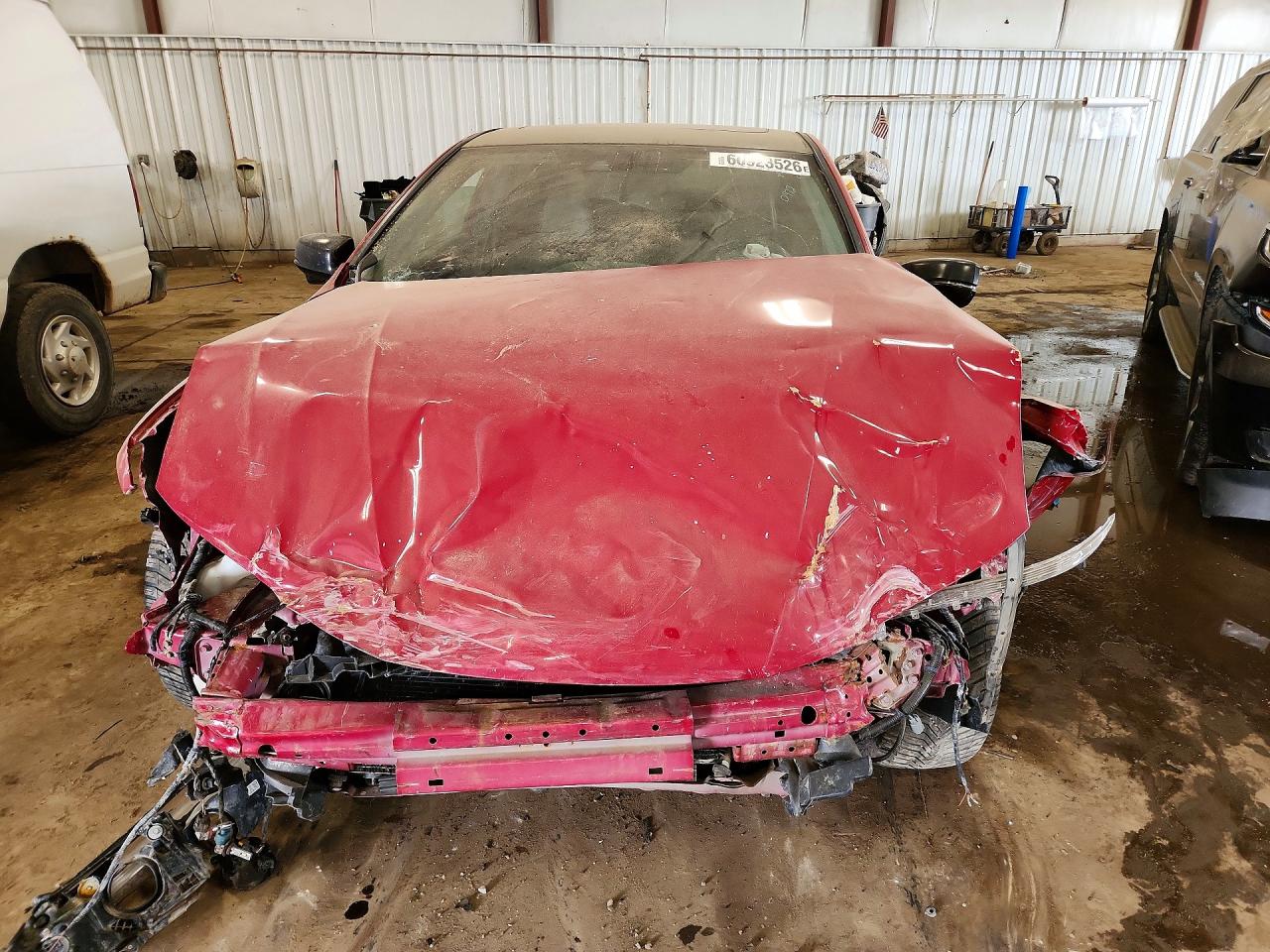 2015 Honda Accord Exl Red vin: 1HGCT1B81FA002311