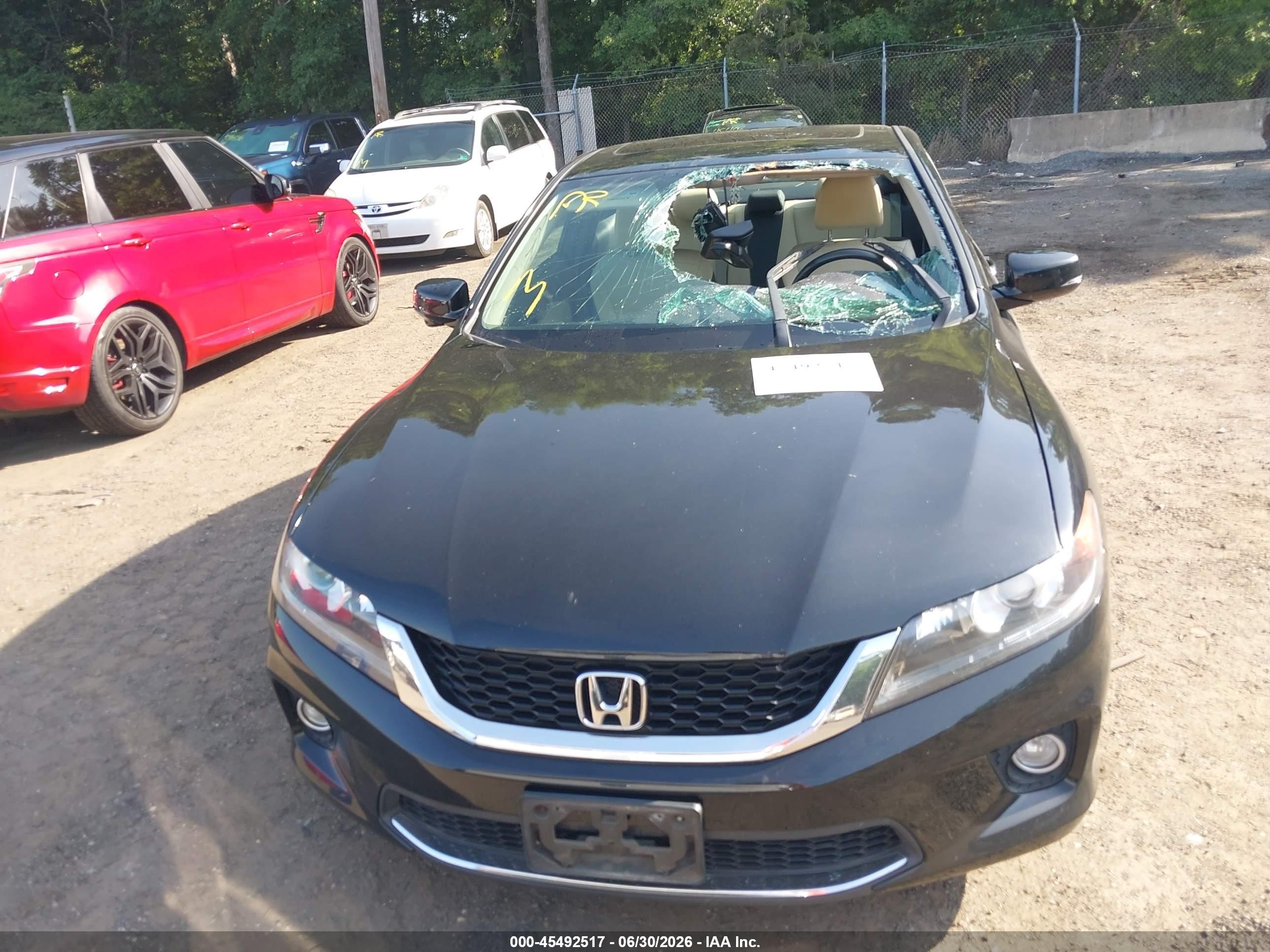 2015 Honda Accord Ex-l Black vin: 1HGCT1B81FA002826