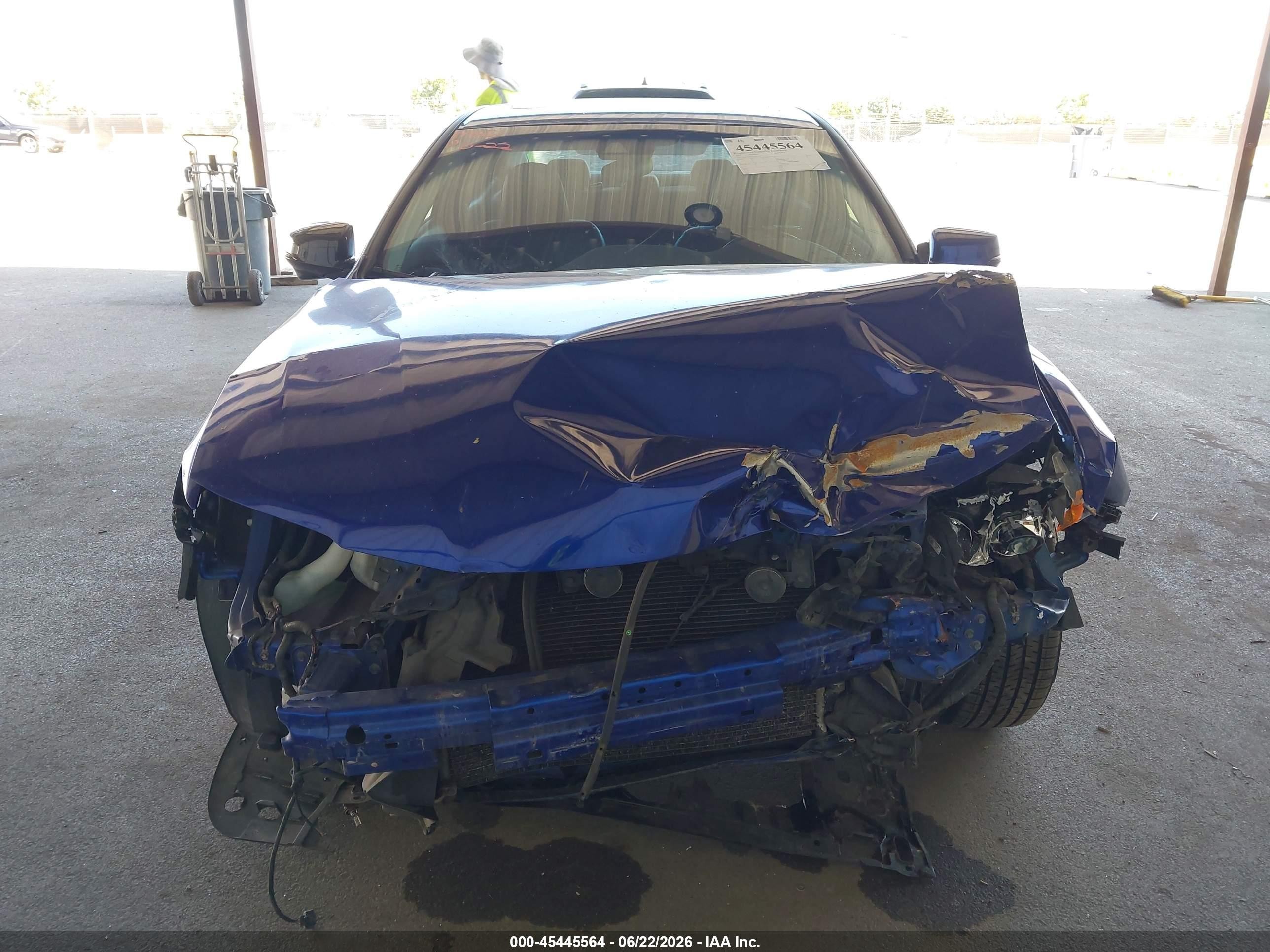 2013 Honda Accord Ex-l Blue vin: 1HGCT1B82DA000340