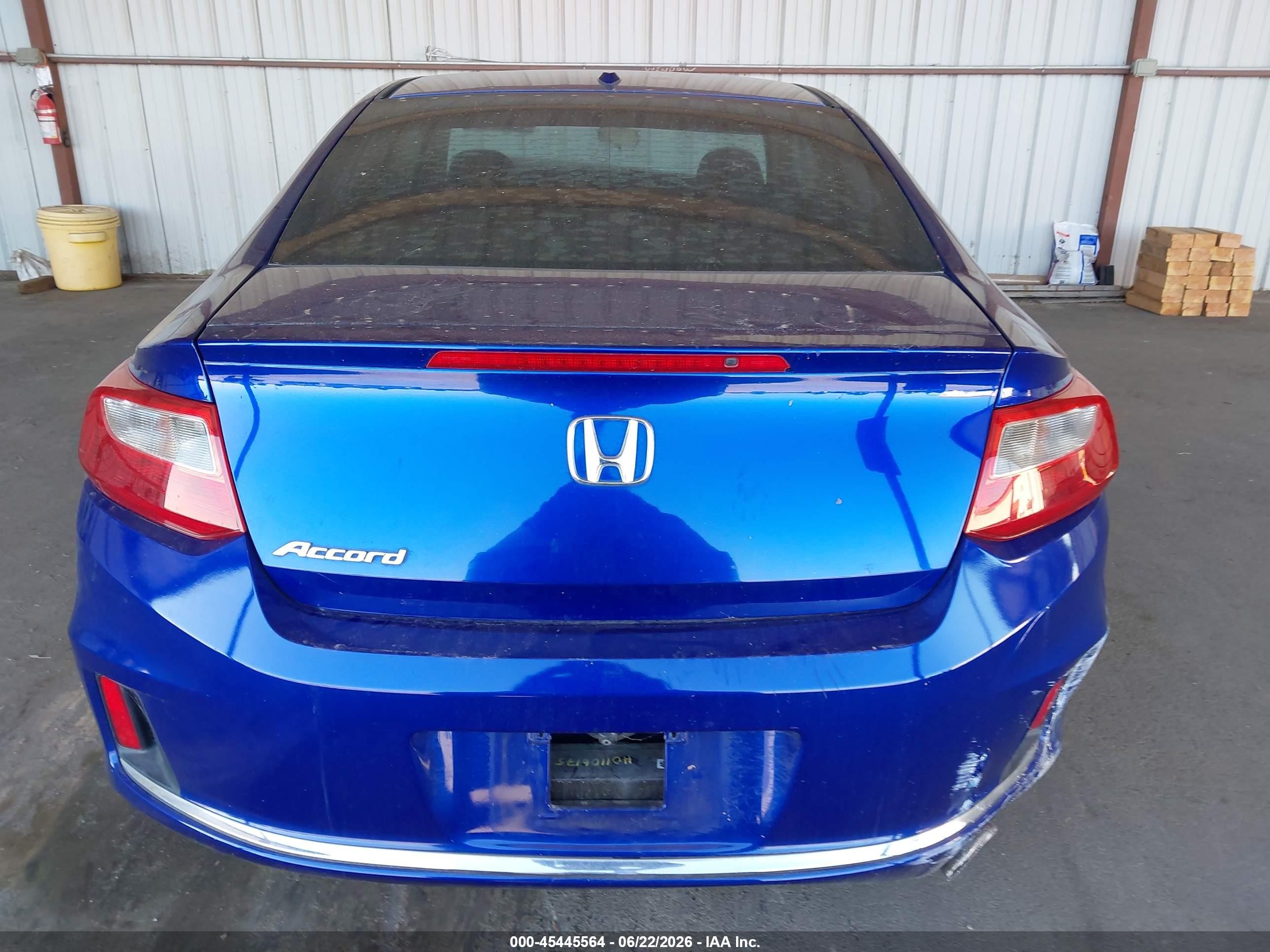 2013 Honda Accord Ex-l Blue vin: 1HGCT1B82DA000340