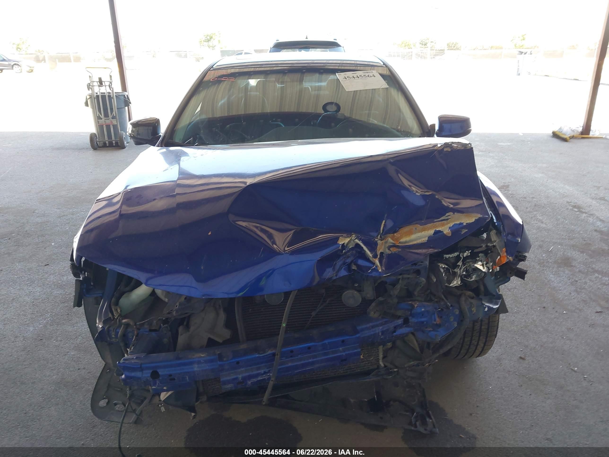 2013 Honda Accord Ex-l Blue vin: 1HGCT1B82DA000340