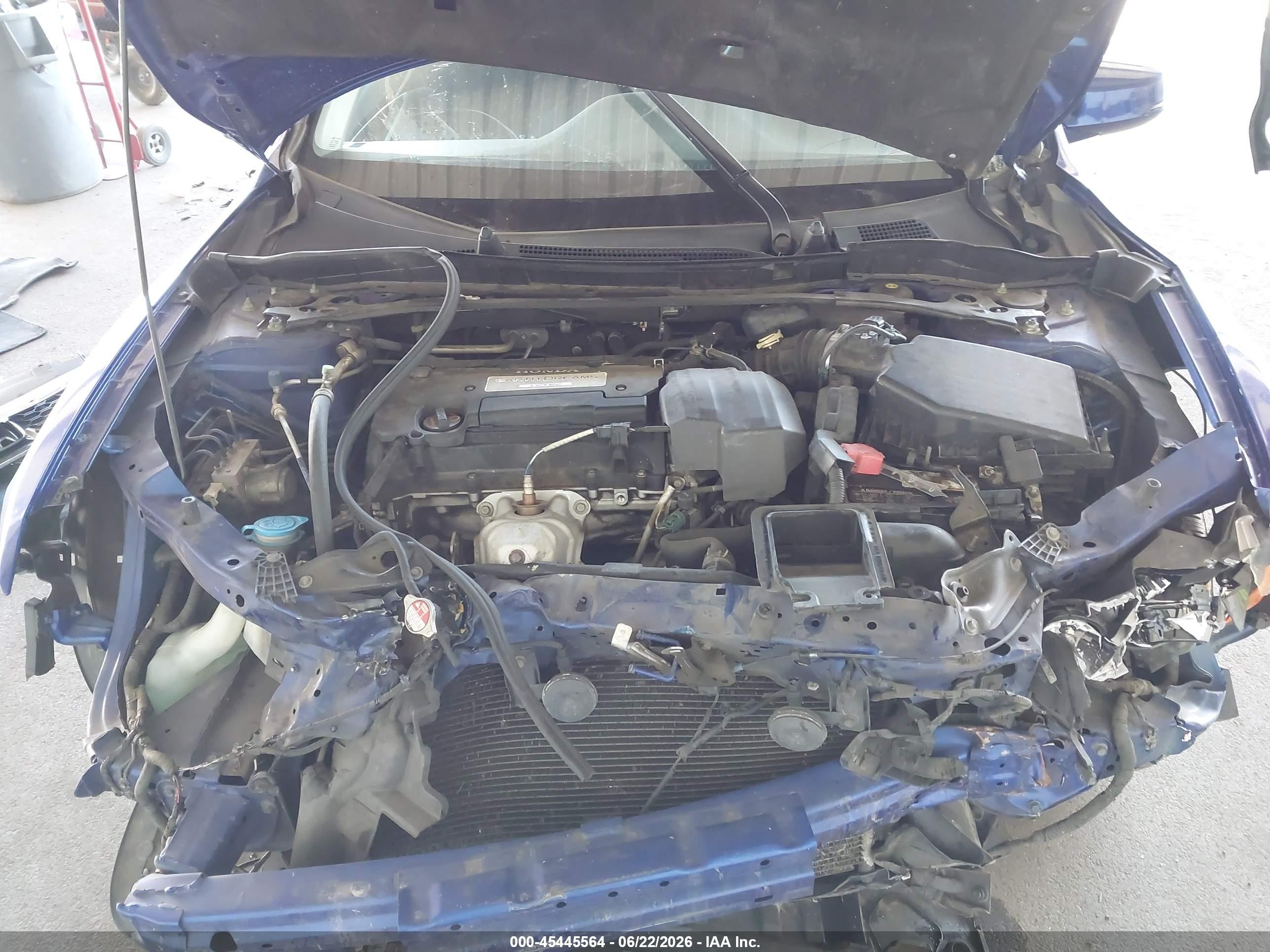 2013 Honda Accord Ex-l Blue vin: 1HGCT1B82DA000340