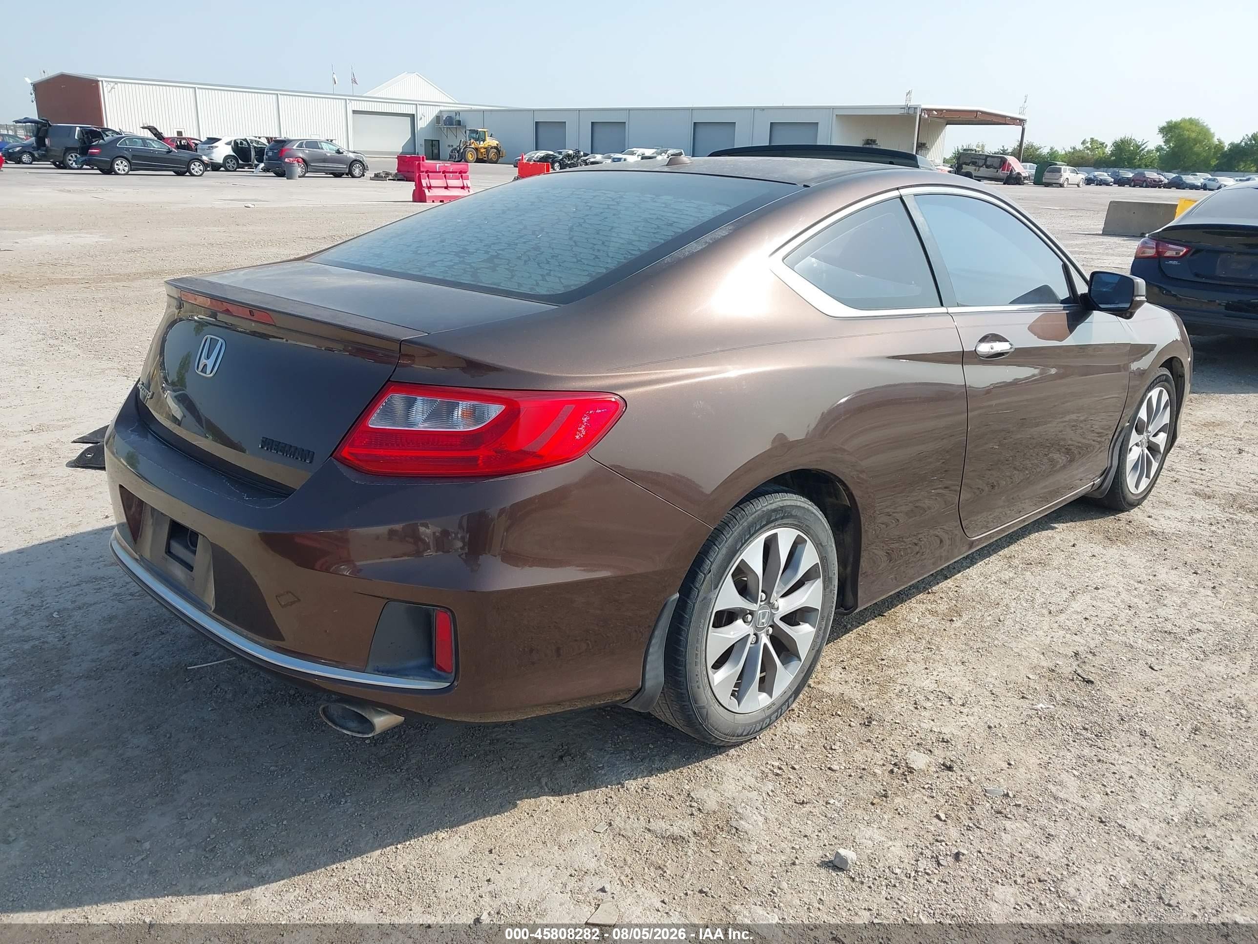 2013 Honda Accord Ex-l Brown vin: 1HGCT1B82DA001231