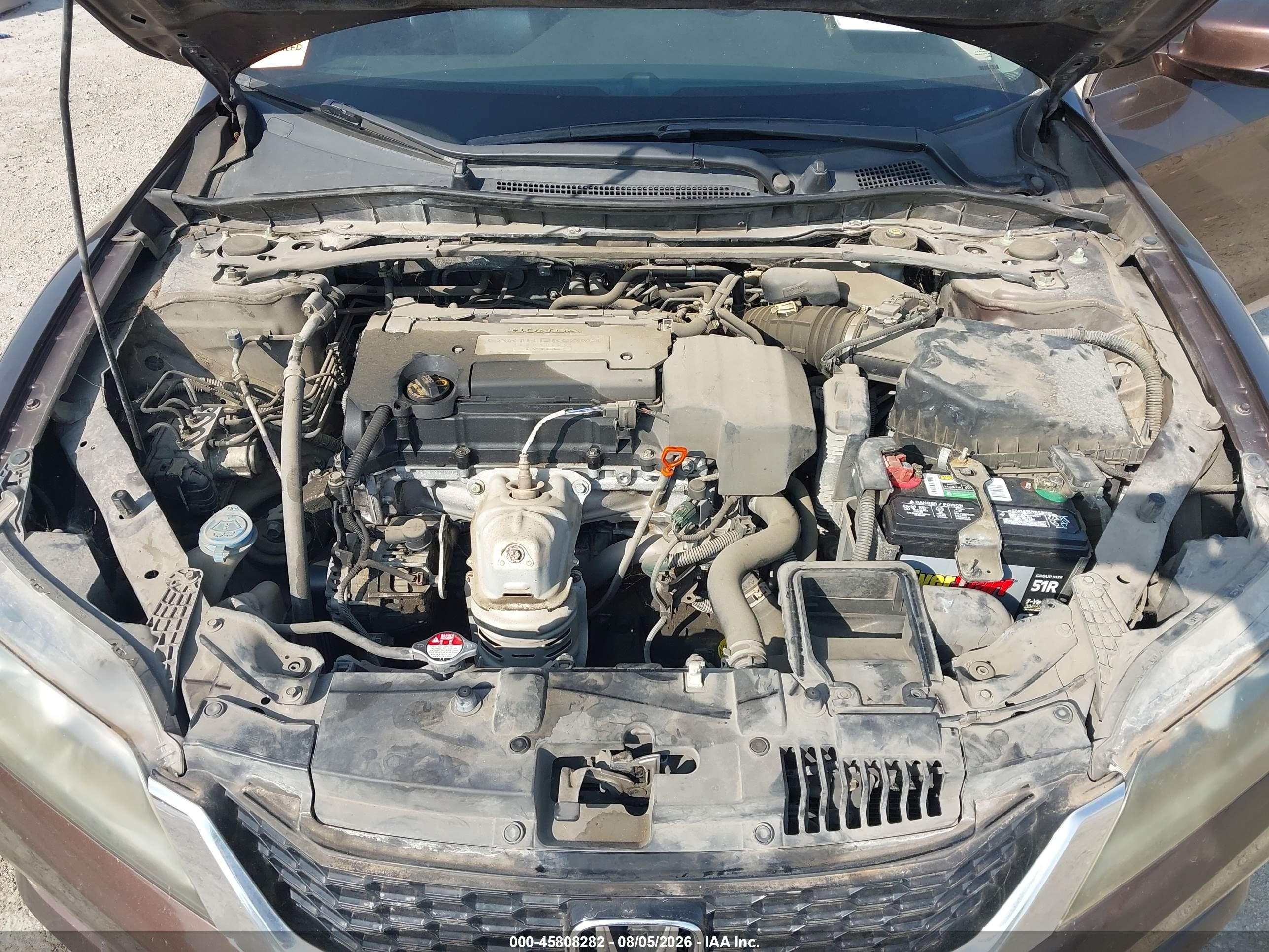 2013 Honda Accord Ex-l Brown vin: 1HGCT1B82DA001231